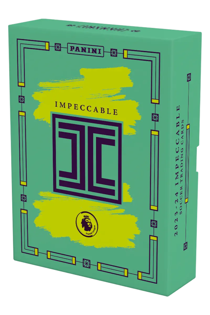 2023-24 Panini Impeccable Premier League Soccer Cards Hobby Box - Collectible Trading Cards for EPL Fans & Fantasy Football Enthusiasts