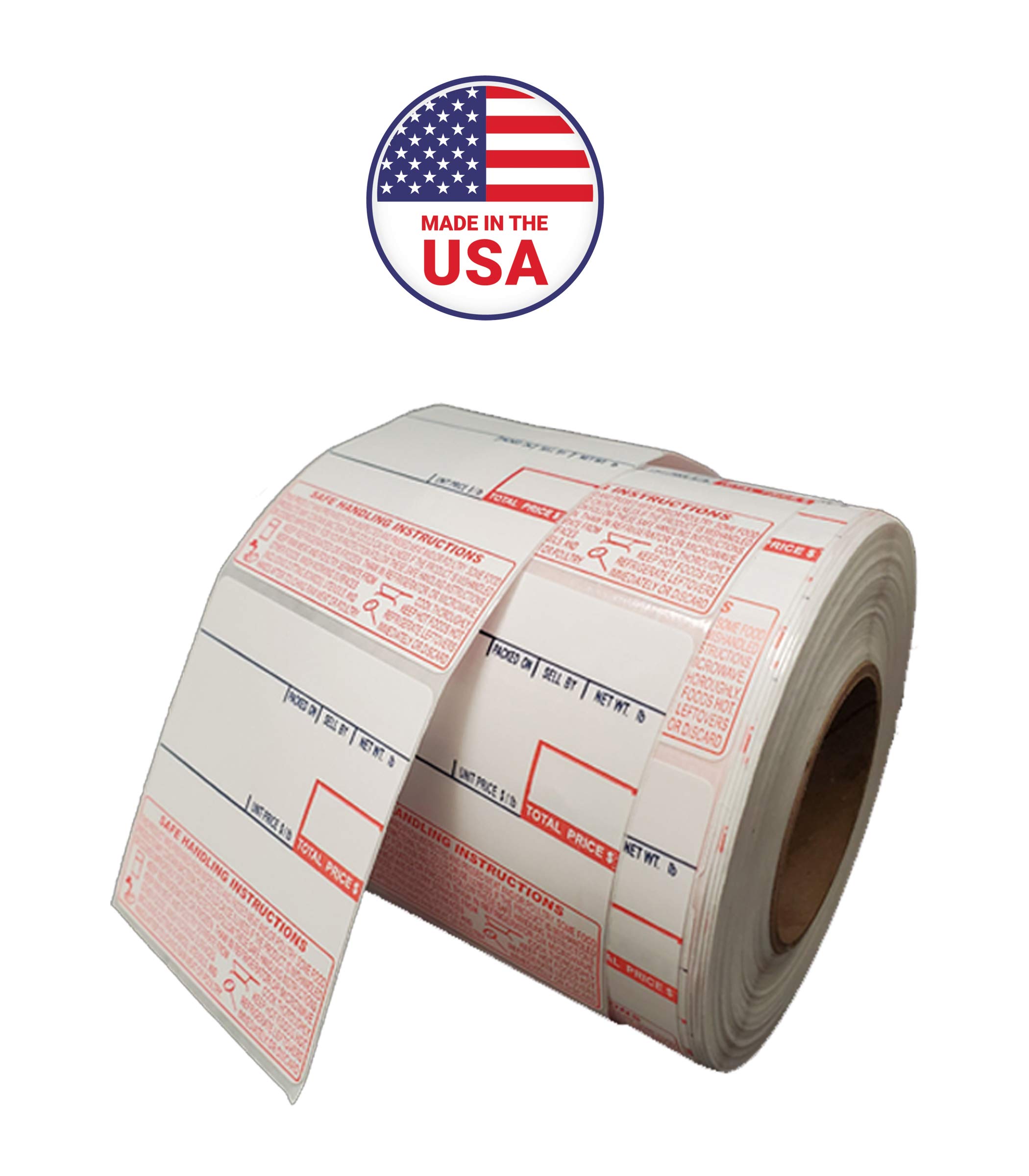 CAS #8040 Printing Scale Label 36 Rolls | High-Quality Made in USA Labels (804036R) | Perfect for Shipping, Inventory & Retail Packaging