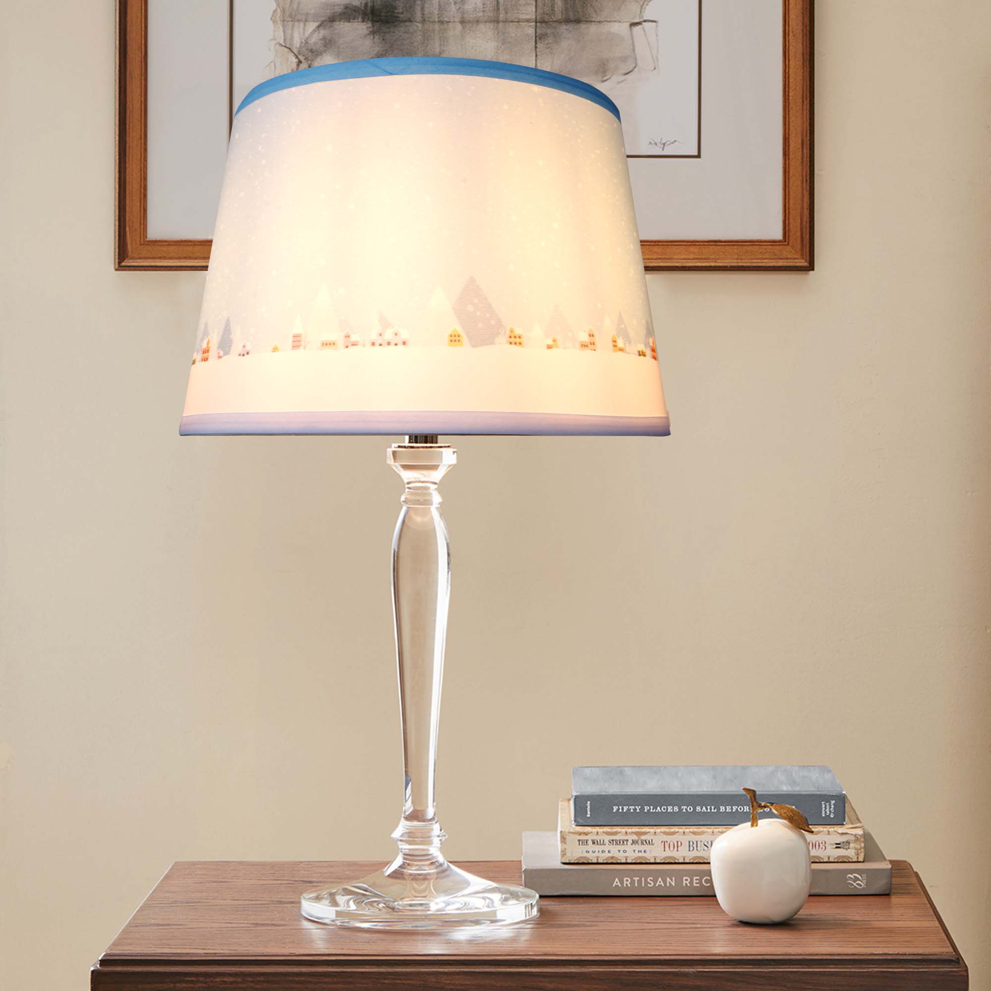 Empire Style Round Lamp Shade 10x12x8 Inches - Set of 2, Limited Edition Home Decor by Carro Collection | Perfect for Bedroom, Living Room & Dining Room Lighting