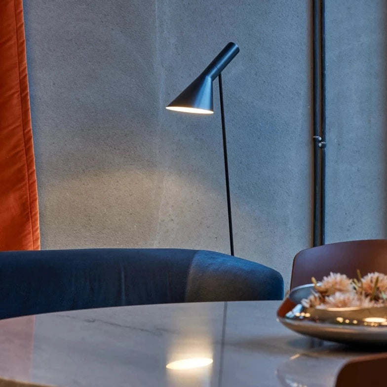 Louis Poulsen AJ Floor Lamp - Modern Scandinavian Design for Living Room, Bedroom & Office Lighting - Dimmable LED Light with Adjustable Shade