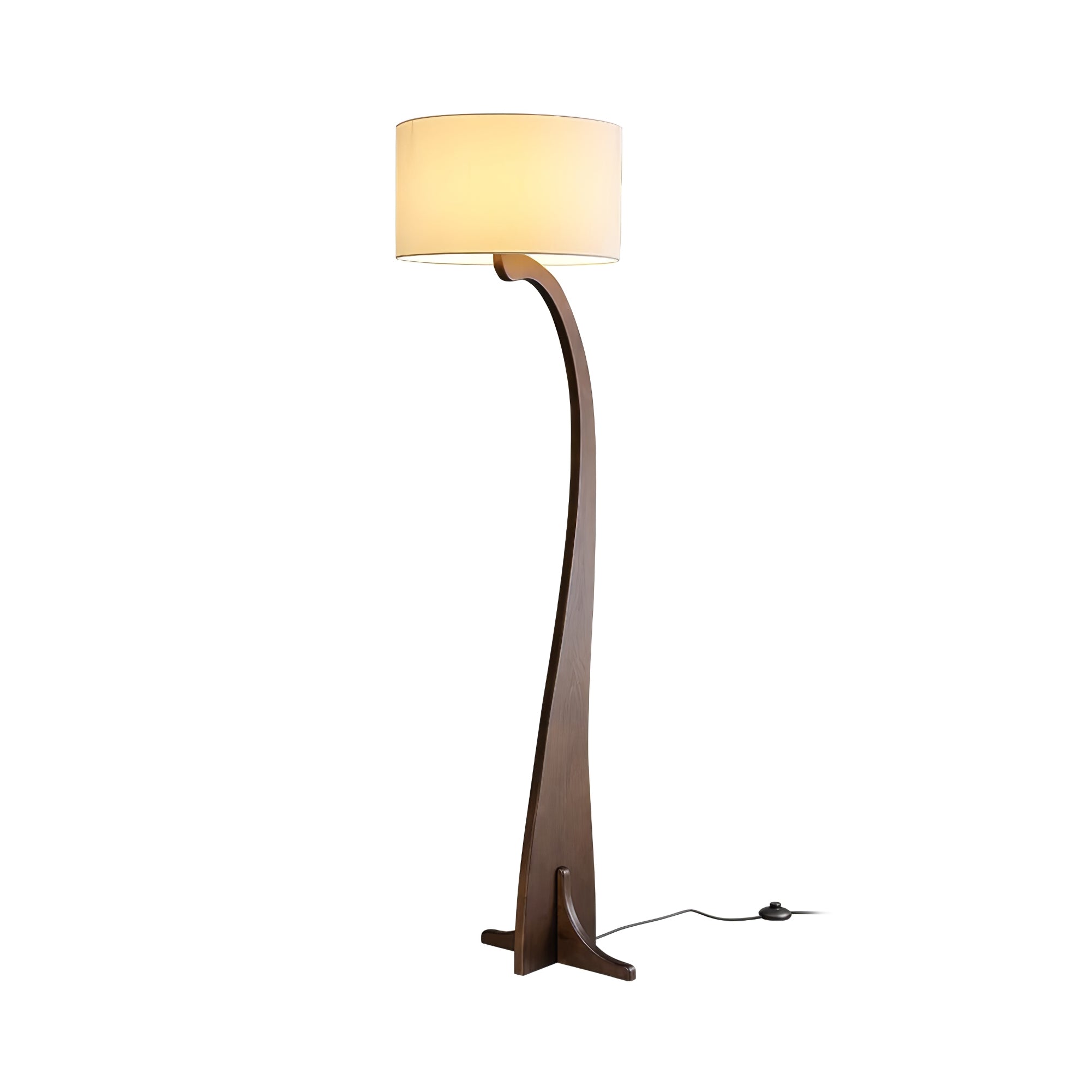 Modern Bow Curve Floor Lamp - Adjustable Arc Standing Light for Living Room, Bedroom & Office - Elegant Home Decor Lighting with Dimmable LED Bulb