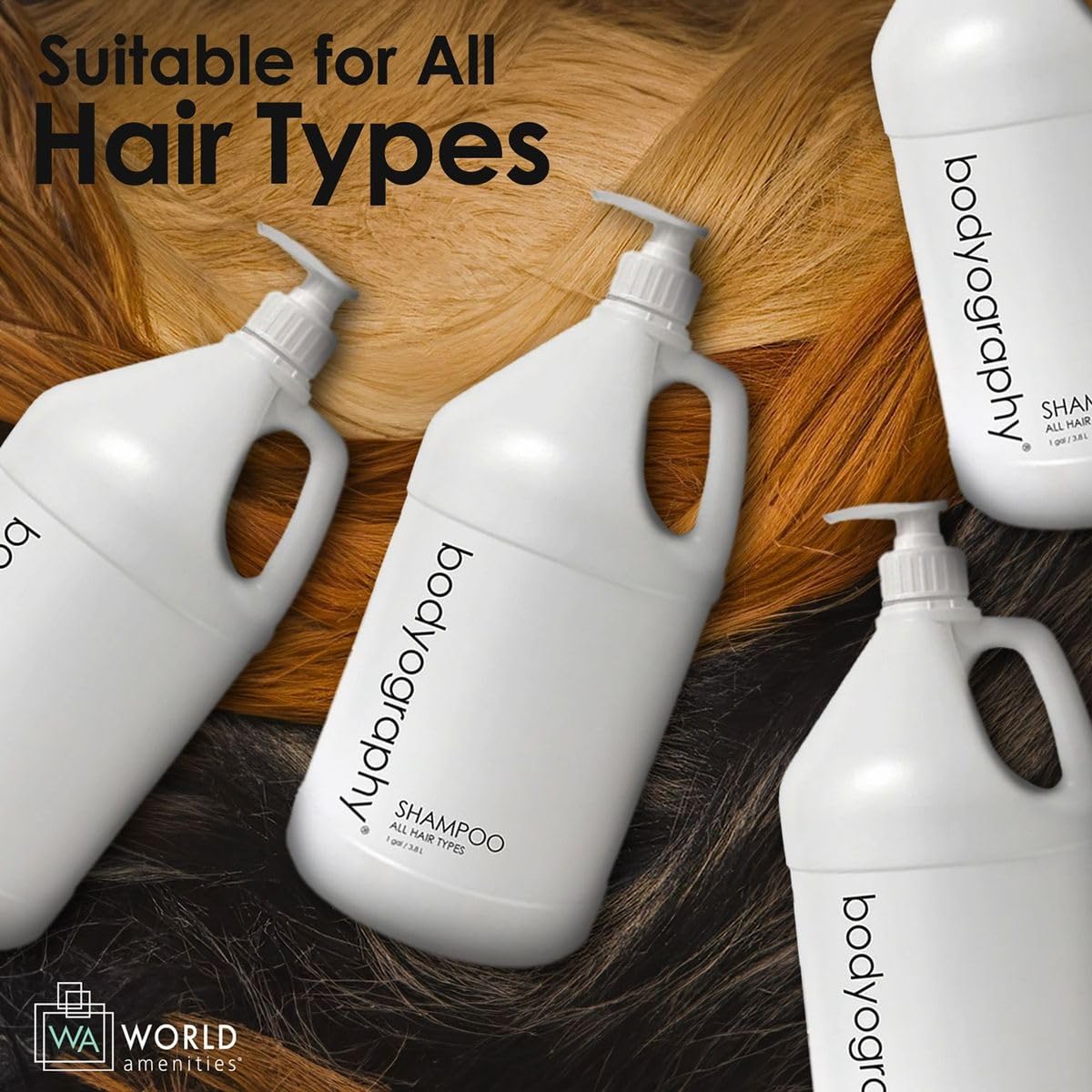 Bodyography Blanc Shampoo - Gentle Cleansing for All Hair Types | Perfect for Daily Use & Salon Styling