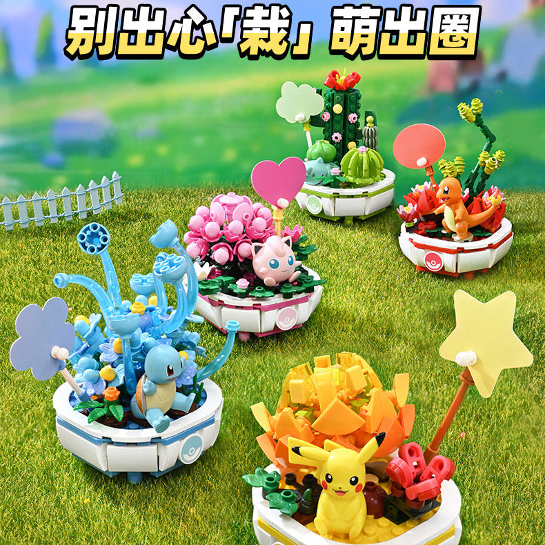 5 Stylish Pokemon-Themed Home Decor Plant Pots - Perfect for Indoor Plants, Succulents, and Flower Arrangements - Ideal for Living Room, Bedroom, and Office Decor