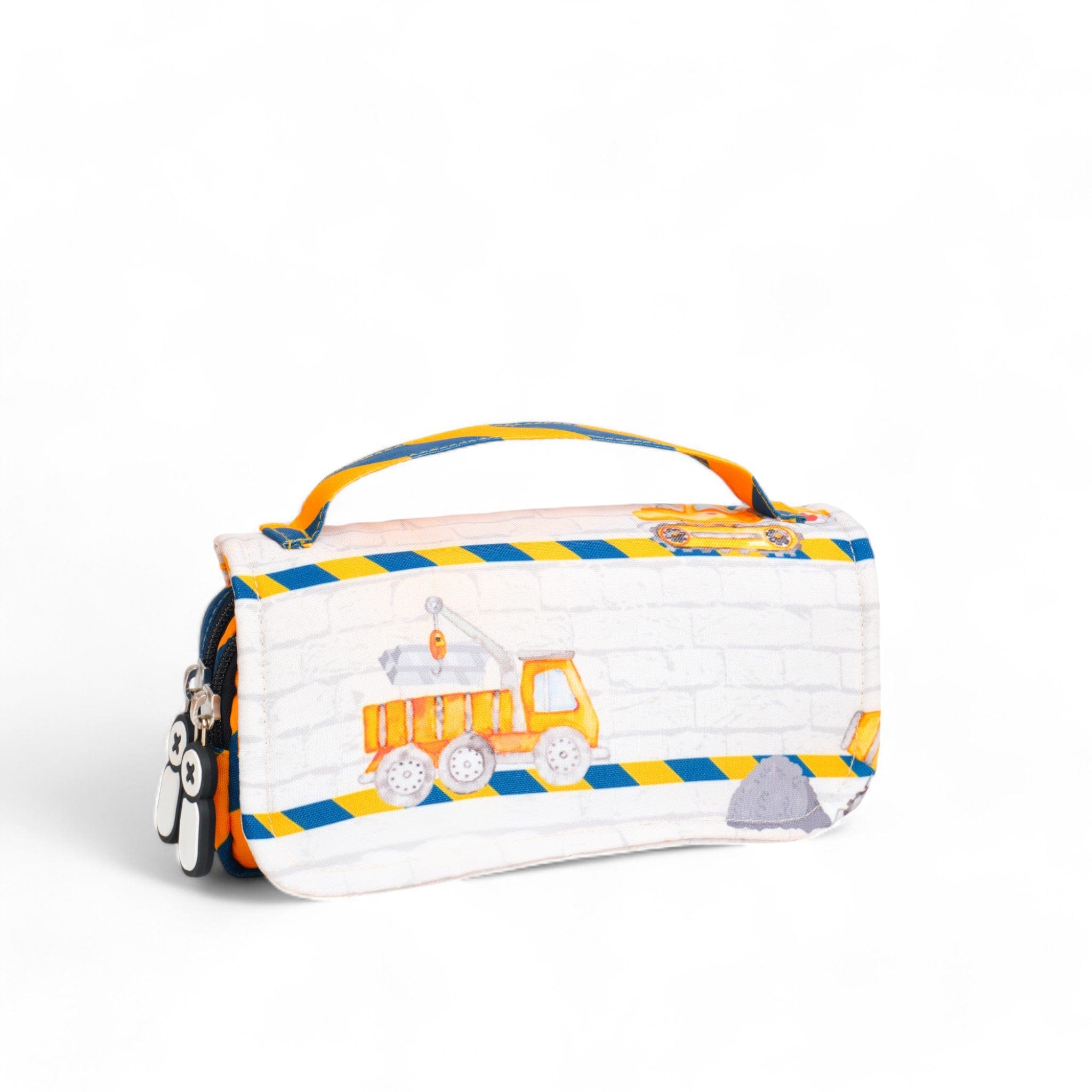 Durable Construction Pencil Case for Architects & Engineers - Heavy Duty Zippered Pouch for Blueprints, Markers & Tools - Perfect for Job Sites, Drafting Tables & Workspaces