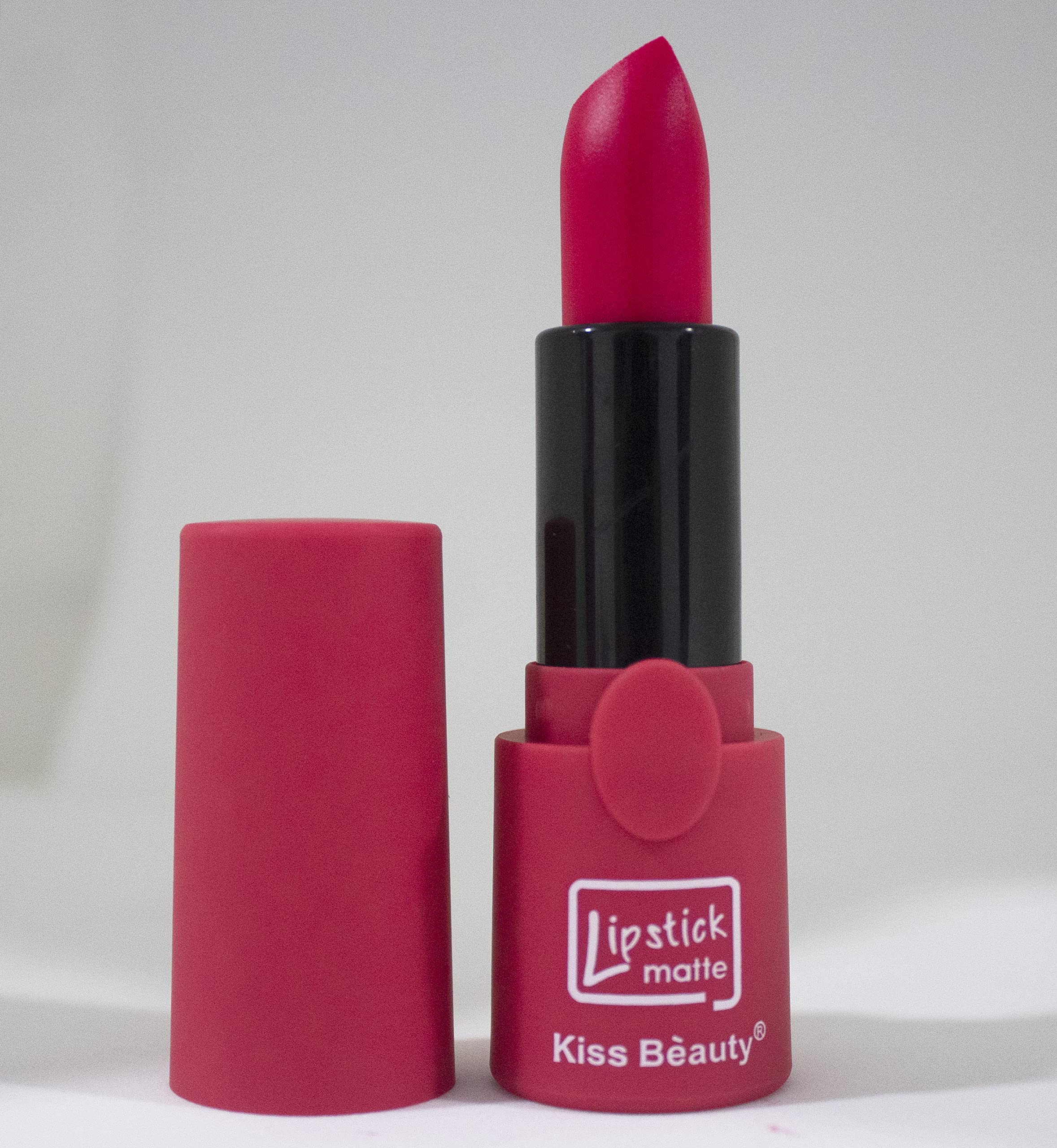 Kiss Beauty LTS Matte Lipstick - Long Lasting, Waterproof & Smudgeproof - Rich Pigment Color (Baby Pink) - Perfect for Women & Girls - Everyday Wear, Parties & Special Occasions