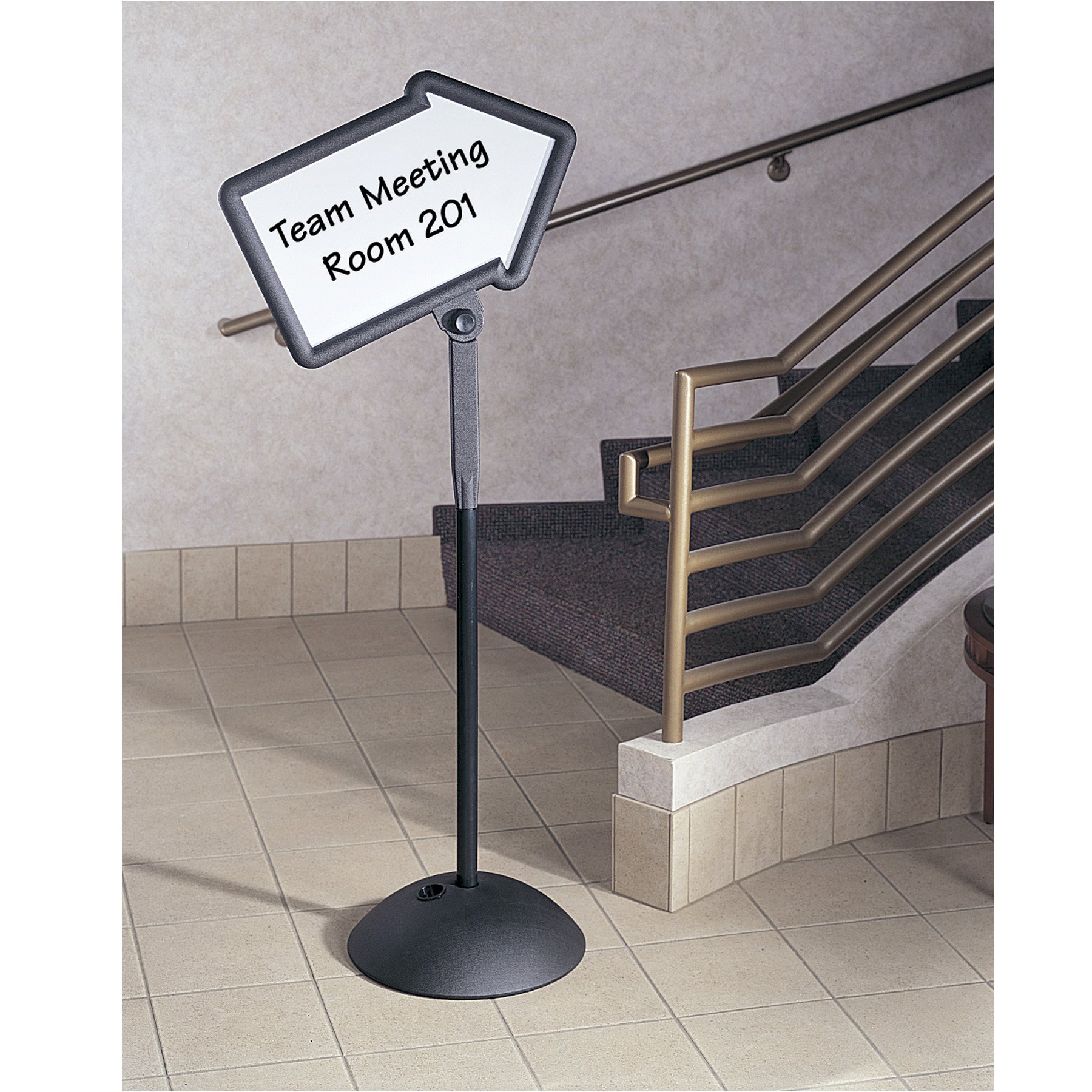 Safco Write Way Dry Erase Board Directional Arrow Sign - Dual-Sided Magnetic Whiteboard for Office, Classroom & Retail - 65