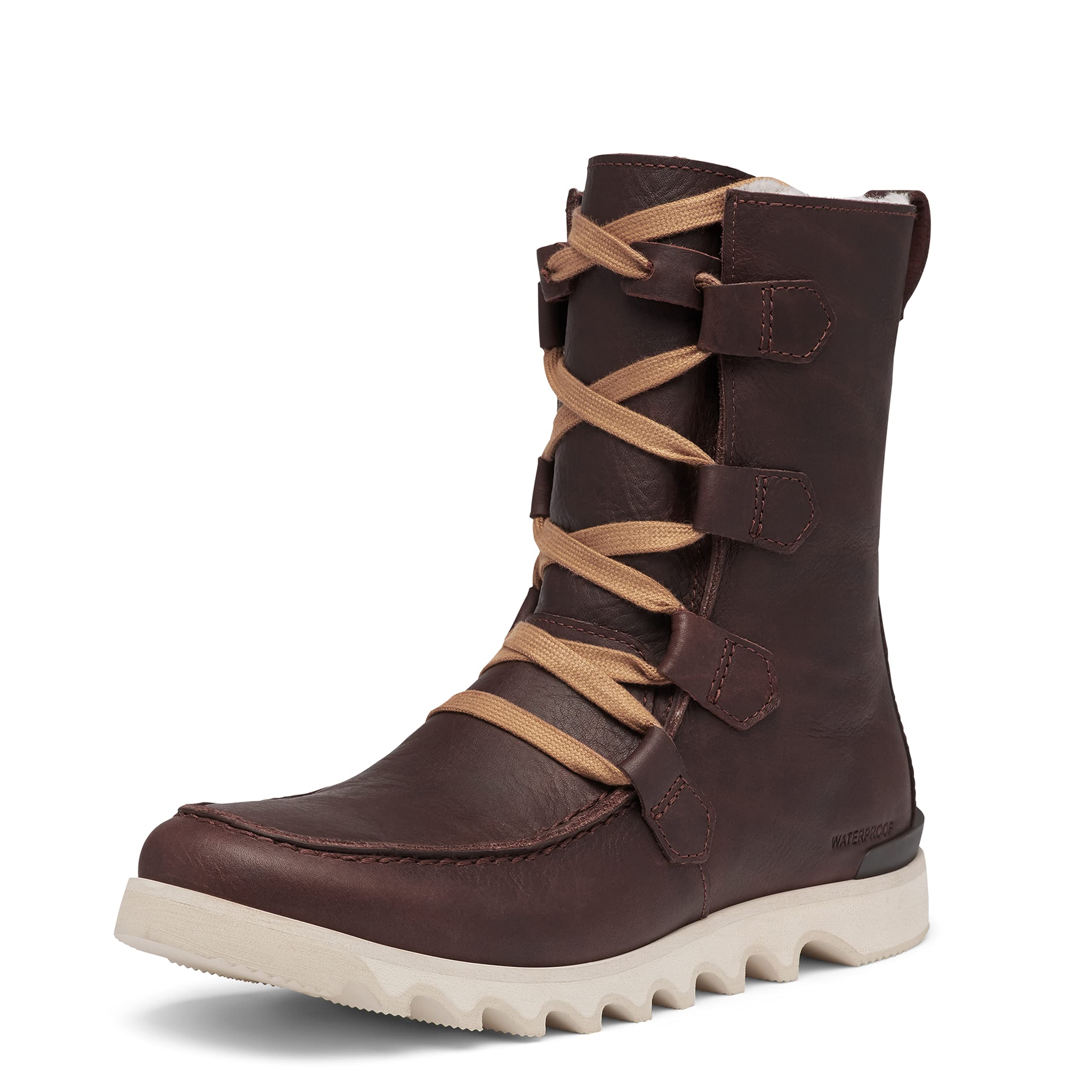 SOREL Men's Kezar Storm WP Waterproof Leather Winter Boots - Insulated Snow Boots for Hiking, Walking & Cold Weather Outdoor Activities