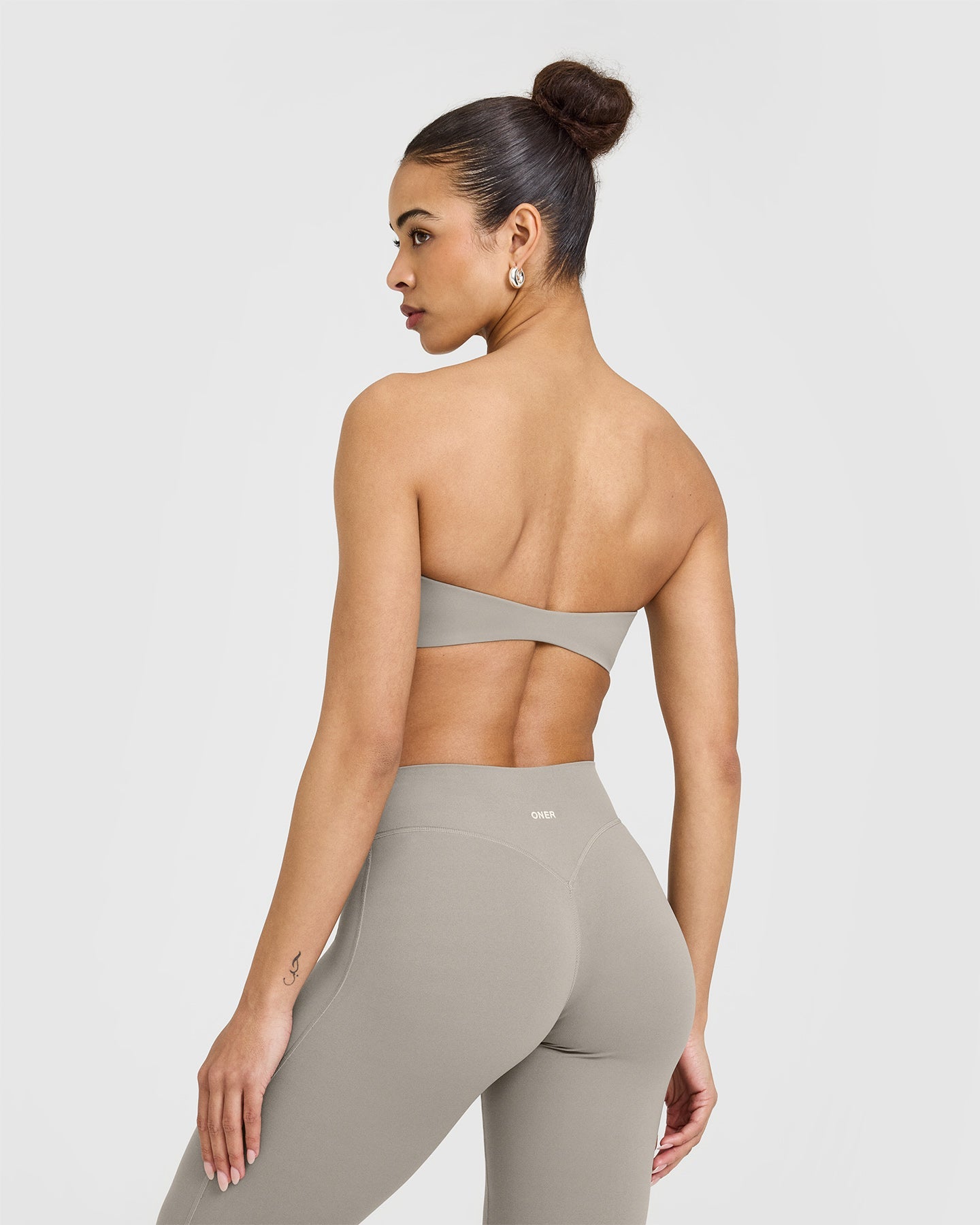 Seamless Wireless Bralette - Comfortable Micro Bandeau Bra in Warm Sand | Perfect for Yoga, Lounge & Everyday Wear