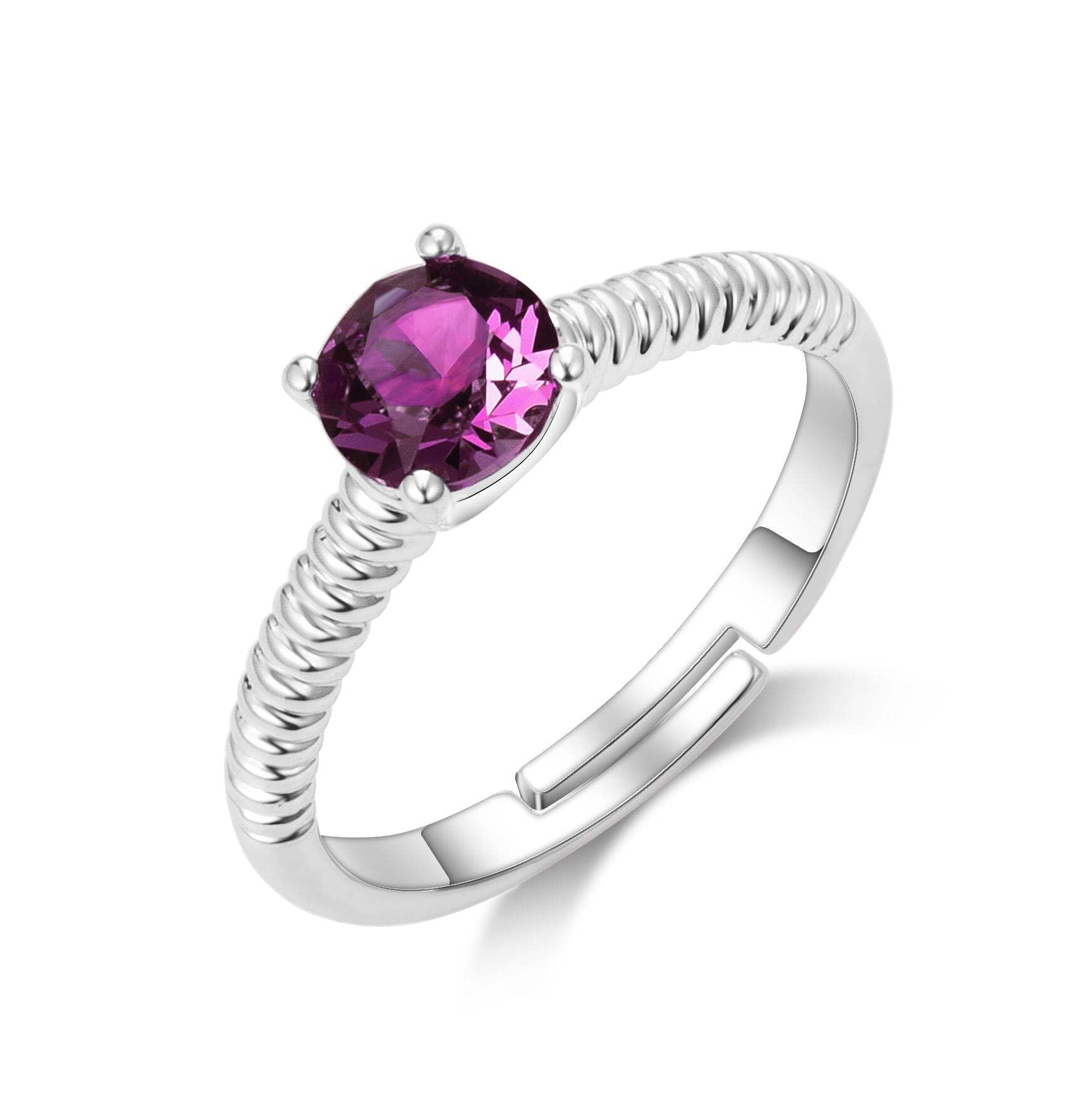 Alexandrite Birthstone Ring with Zirconia - Elegant Jewelry for Gifts & Parties