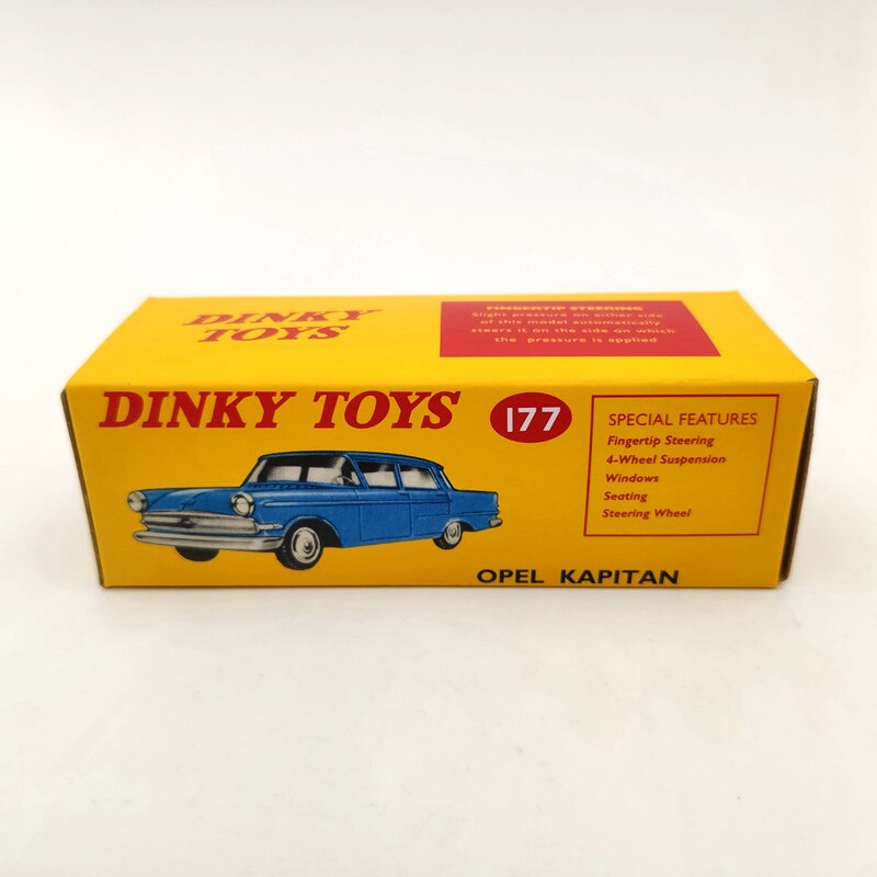 1/43 Scale DeAgostini Dinky Toys #177 Opel Kapitan with Windows Diecast Model Car - Vintage Collectible Gift for Car Enthusiasts | Perfect for Display, Gifting & Model Car Collections