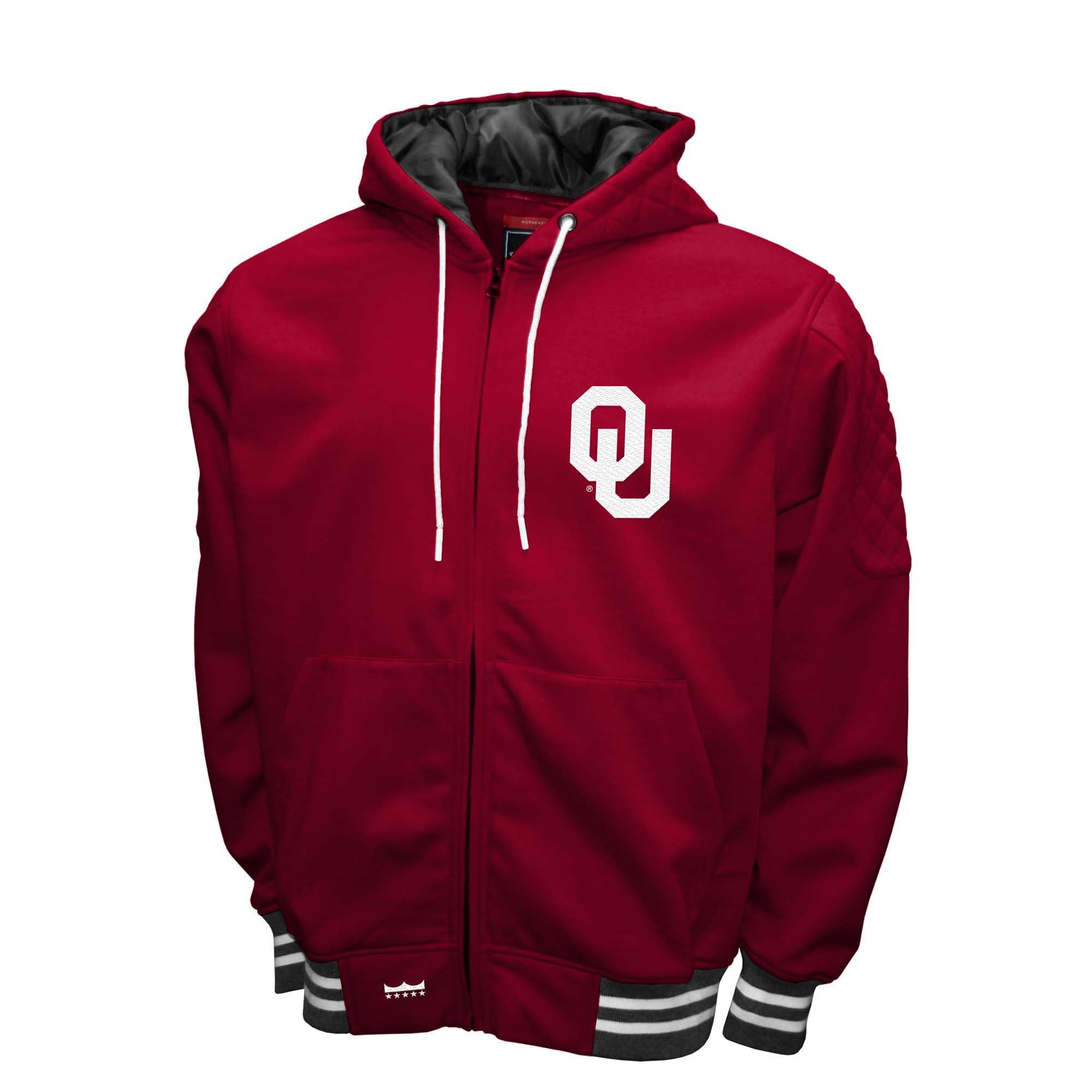 Men's College Team Logo Grind Hoodie Jacket - Comfortable Pullover Sweatshirt for Casual Wear, Game Day & Campus Life
