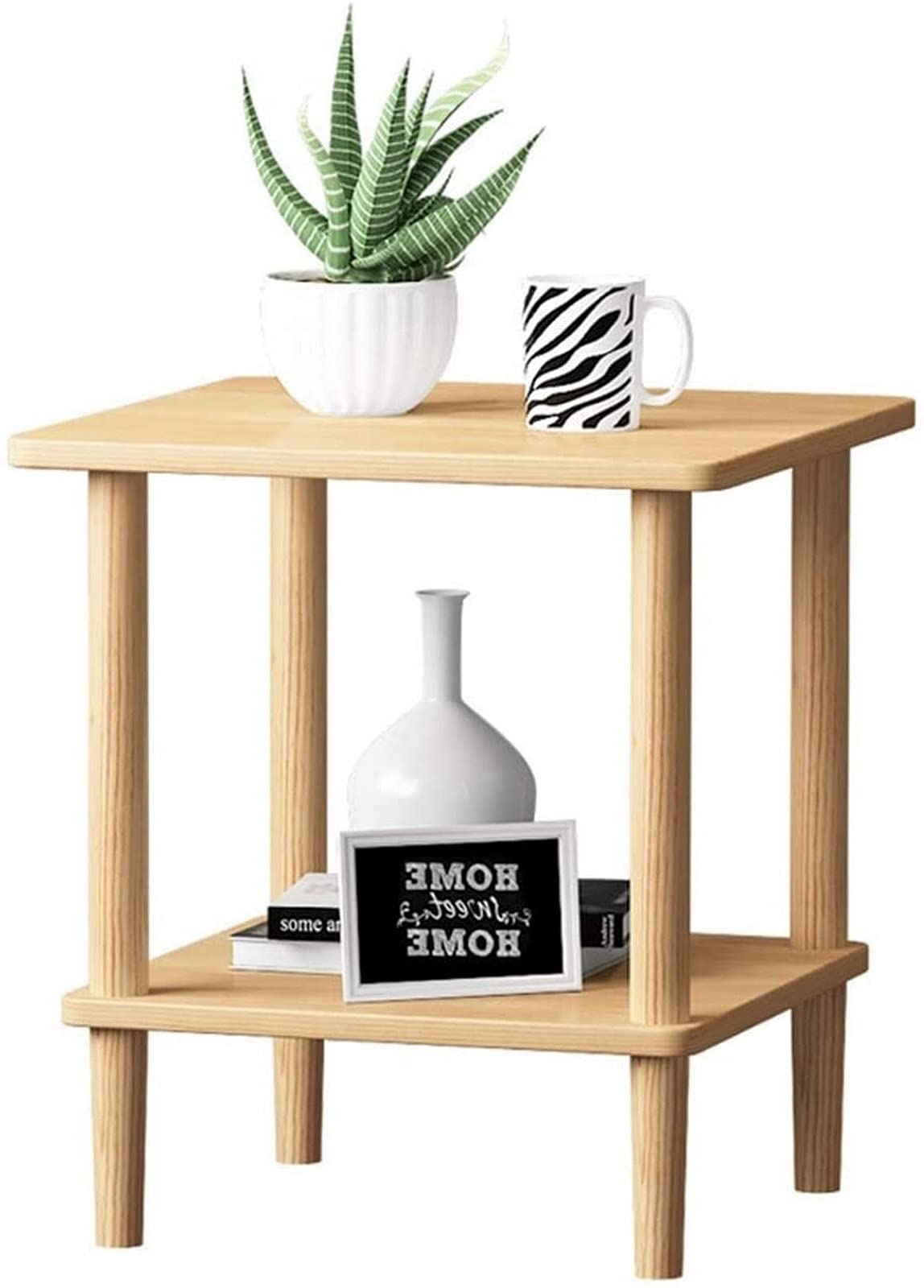 Modern Wooden Rectangular Coffee Table - End Table, Bedside Table & Side Table for Living Room, Bedroom & Home Decor | Sturdy & Stylish Furniture for Small Spaces