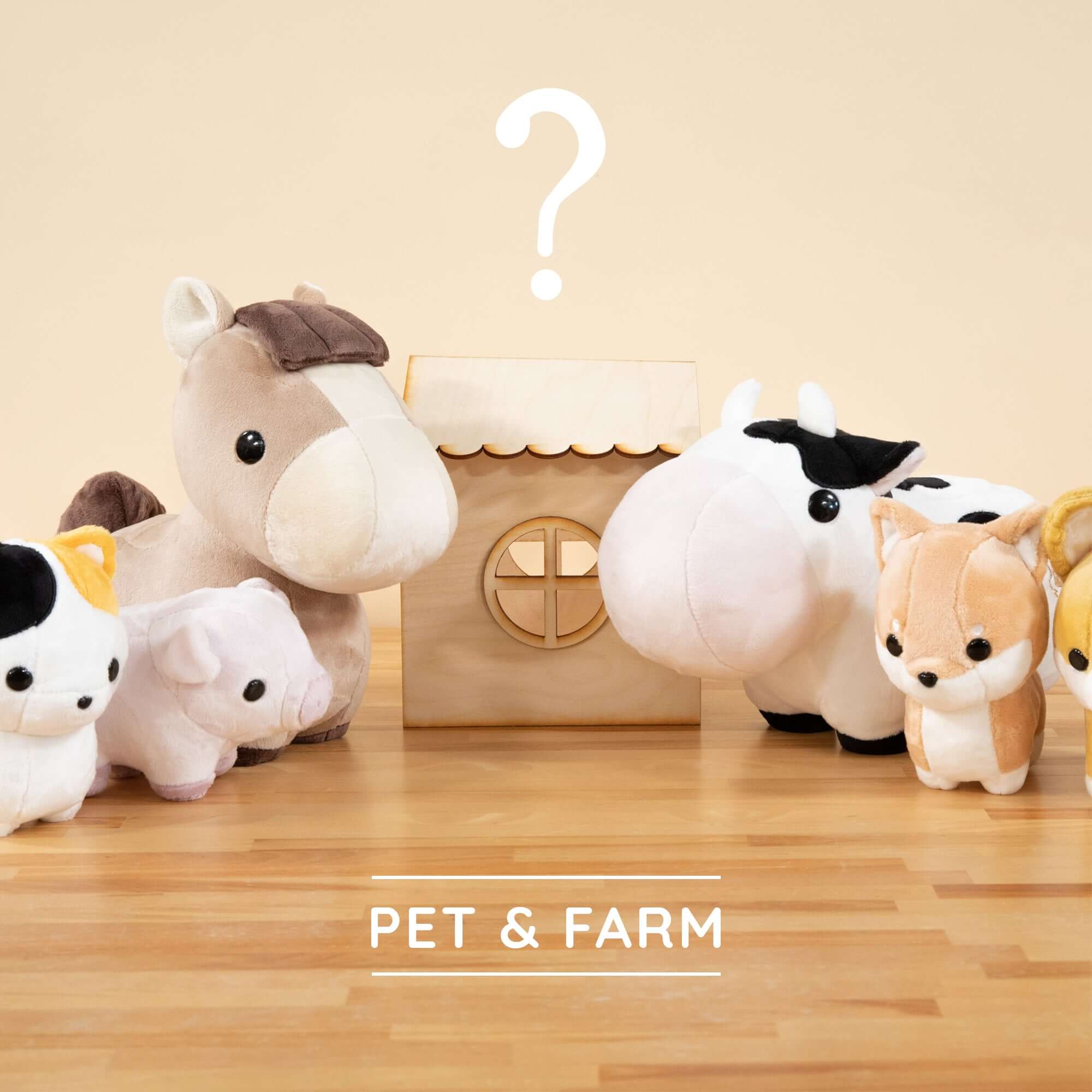 Adorable Pet & Farm Plushies Mystery Bag - 12 Surprise Stuffed Animals for Kids, Collectible Soft Toys - Perfect for Birthday Gifts, Party Favors & Playtime Fun