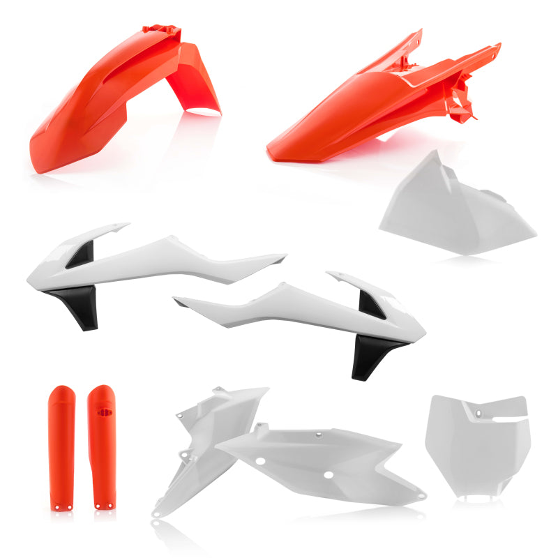 Acerbis Full Plastic Kit for KTM SX125/150/250/350/450 & XC250/450 (16-18) - OEM Replacement Dirt Bike Body Panels - Perfect for Off-Road Racing & Trail Riding