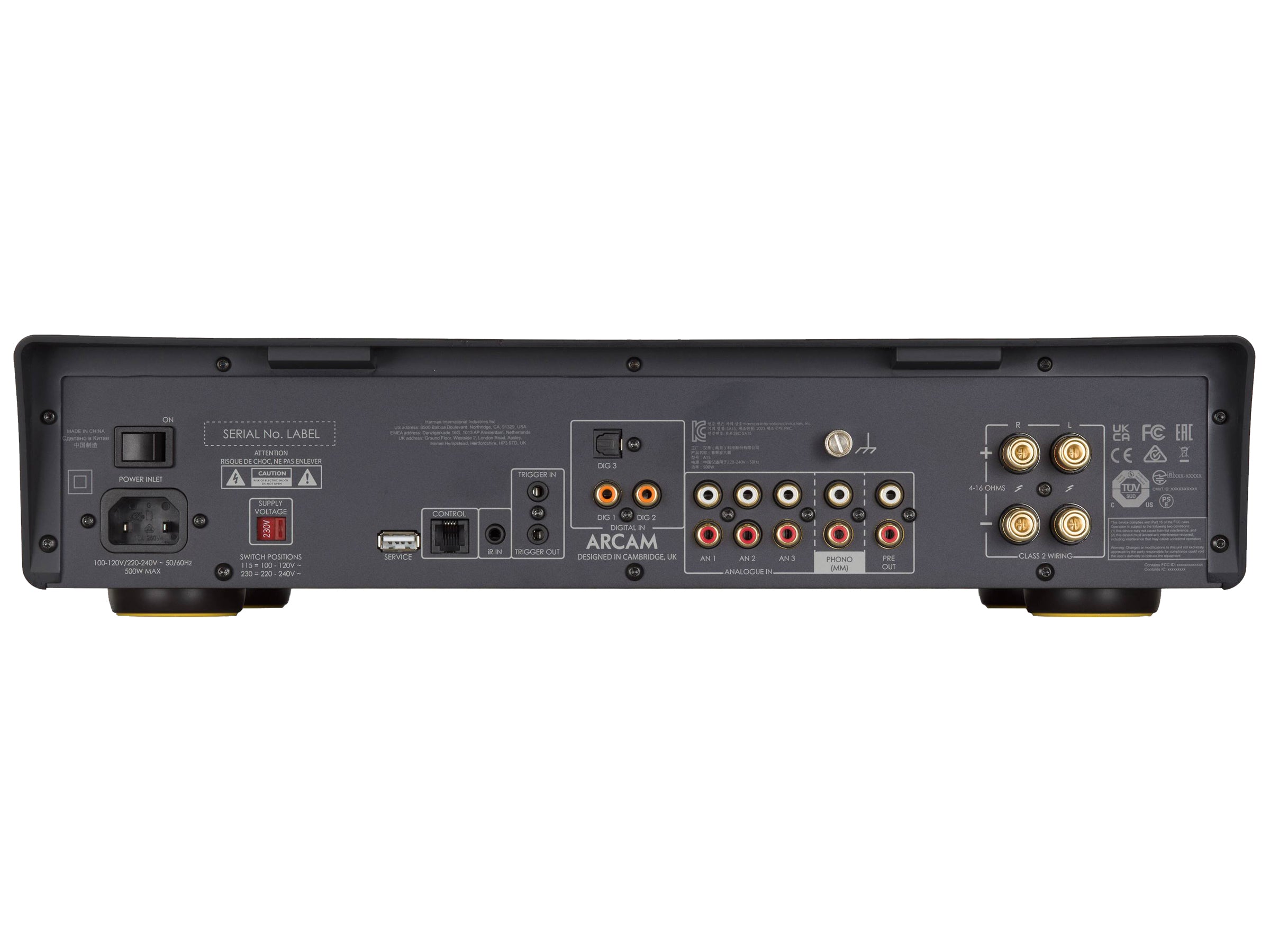 Arcam A15 Integrated Stereo Amplifier - High-Fidelity Audio for Home Theater & Music Listening