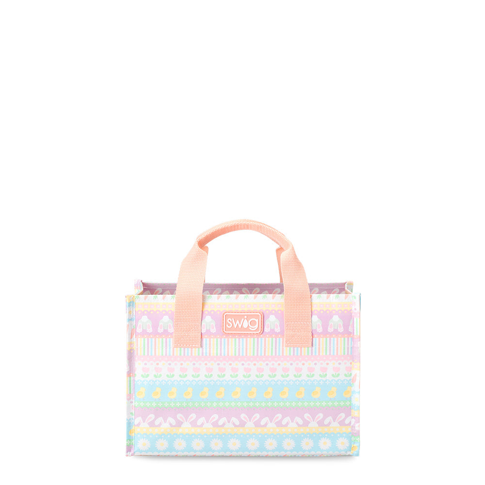 Eco-Friendly Bunny Trail Reusable Shopping Bag - Small Size Tote for Groceries, Beach & Daily Use | Sustainable Cotton Carry All Pouch for Women & Men