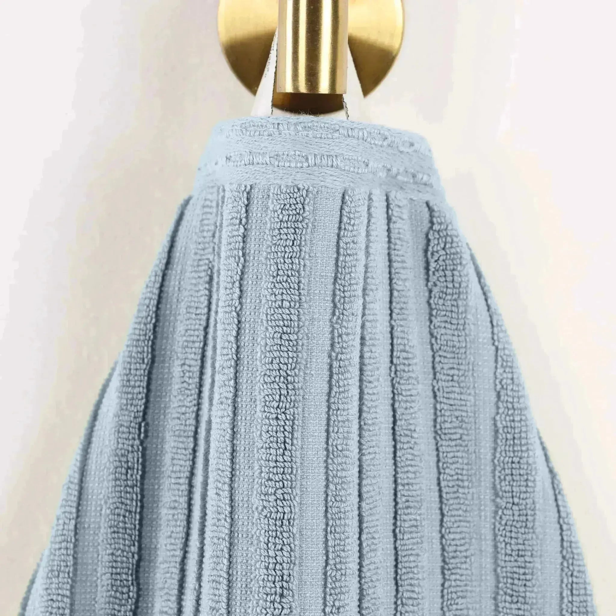 Premium Soho Ribbed Cotton Hand Towel Set - 4-Piece Ultra Absorbent Bath Towels for Kitchen, Bathroom & Gym - Soft & Quick-Drying