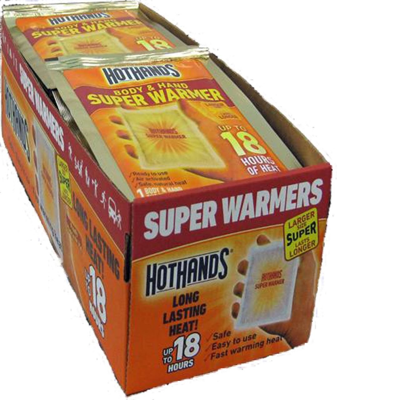 HotHands Body & Hand Super Warmer - 80 Count Pack | Long-Lasting Heat for Outdoor Activities, Hunting, Camping & Winter Sports