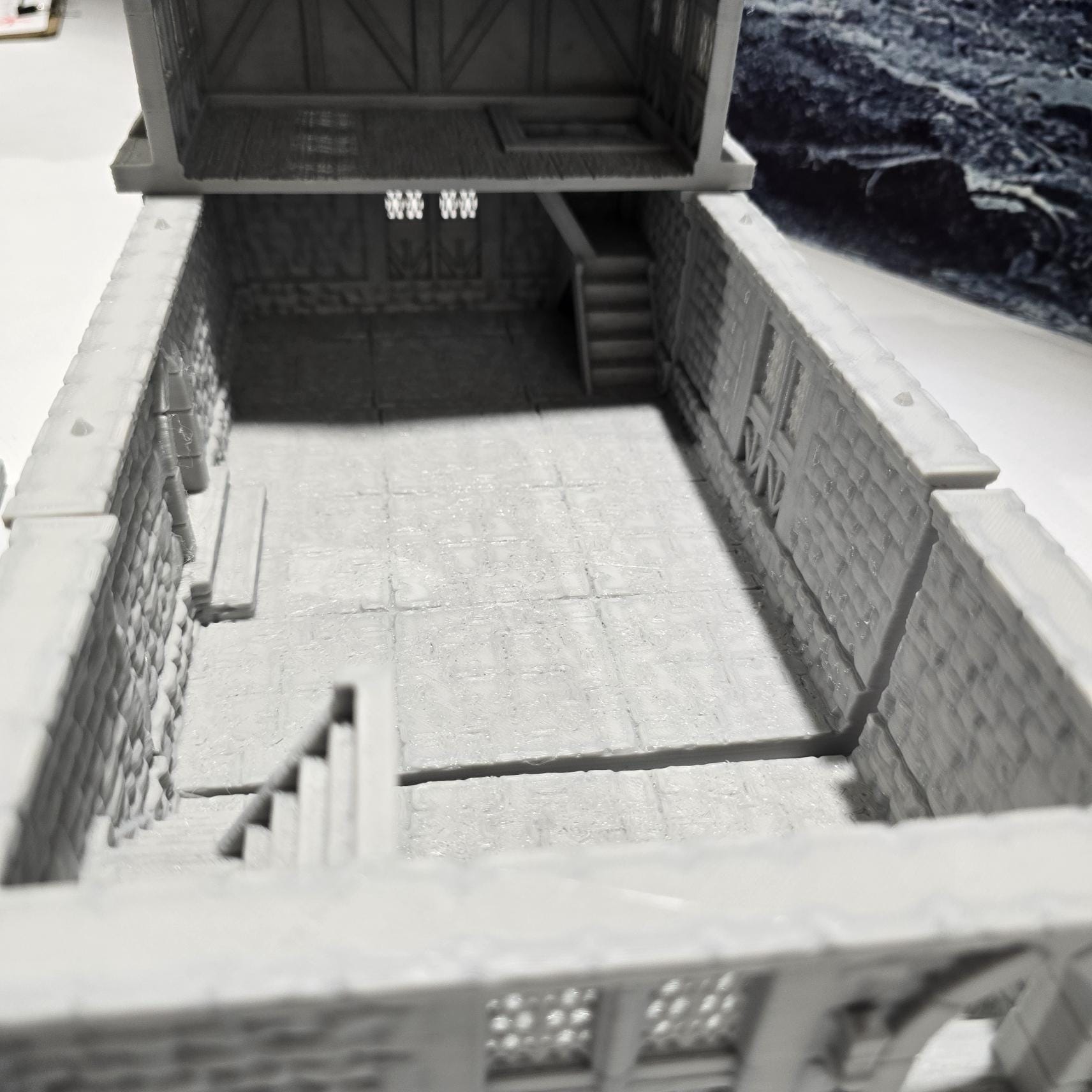 Dungeons & Dragons Modular Terrain Set - Medium Warehouse 2 for DnD, Pathfinder & Tabletop Wargaming | RPG Game Accessories for Fantasy Battle Scenes