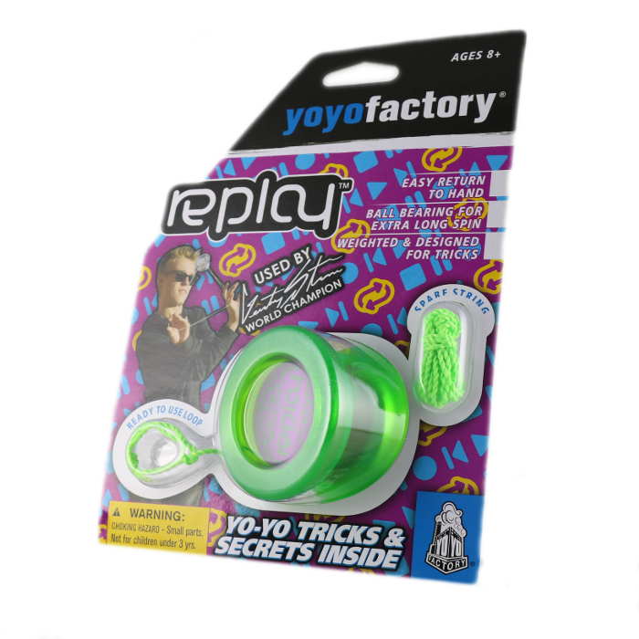 YoYoFactory Replay Professional Yo-Yo - High Performance Metal Bearing Yo-Yo for Beginners & Advanced Players - Perfect for Tricks, Competitions & Stress Relief