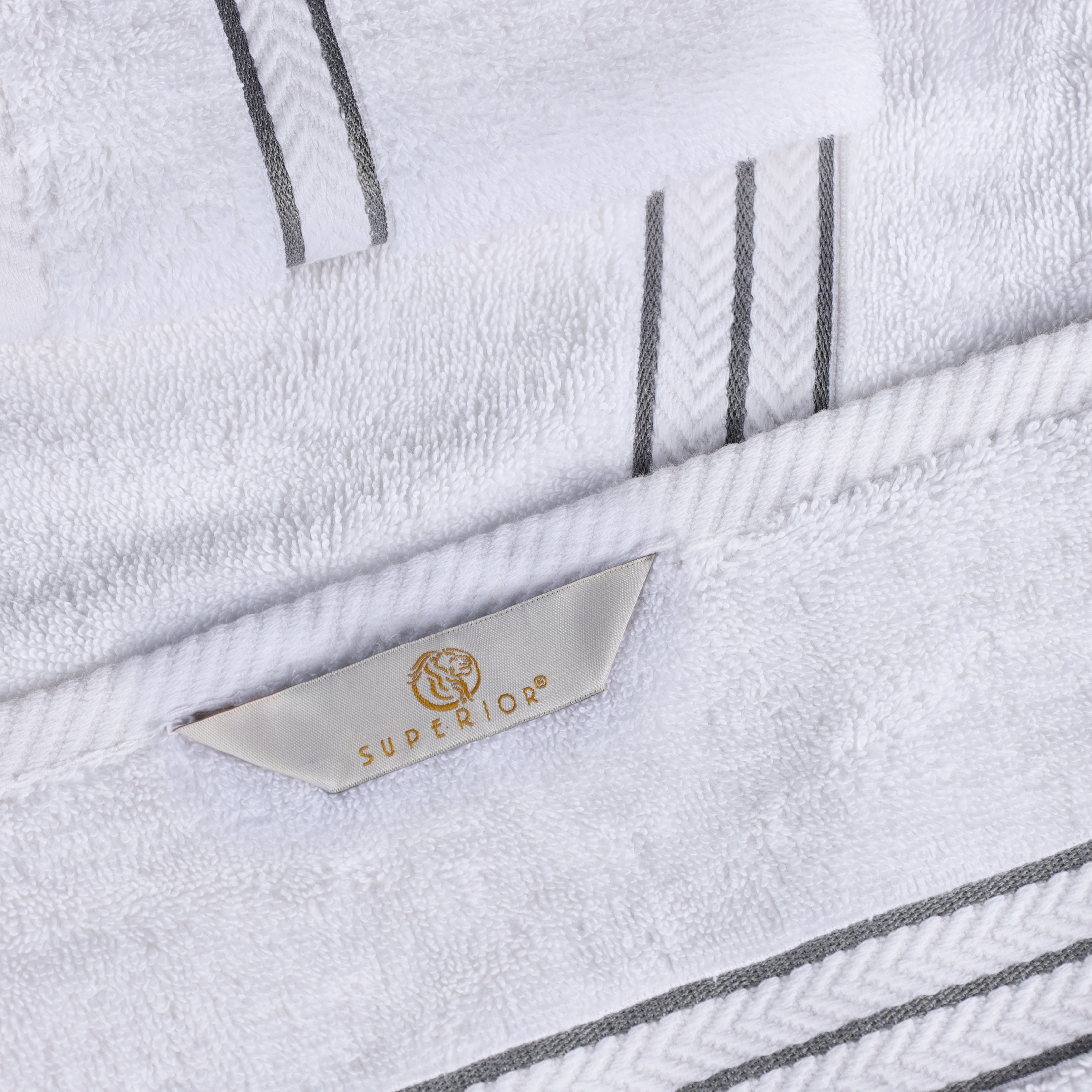 Premium 6-Piece Turkish Cotton Hand Towel Set - Ultra Soft, Highly Absorbent Bath & Kitchen Towels for Spa, Guest Bathroom & Luxury Home Use