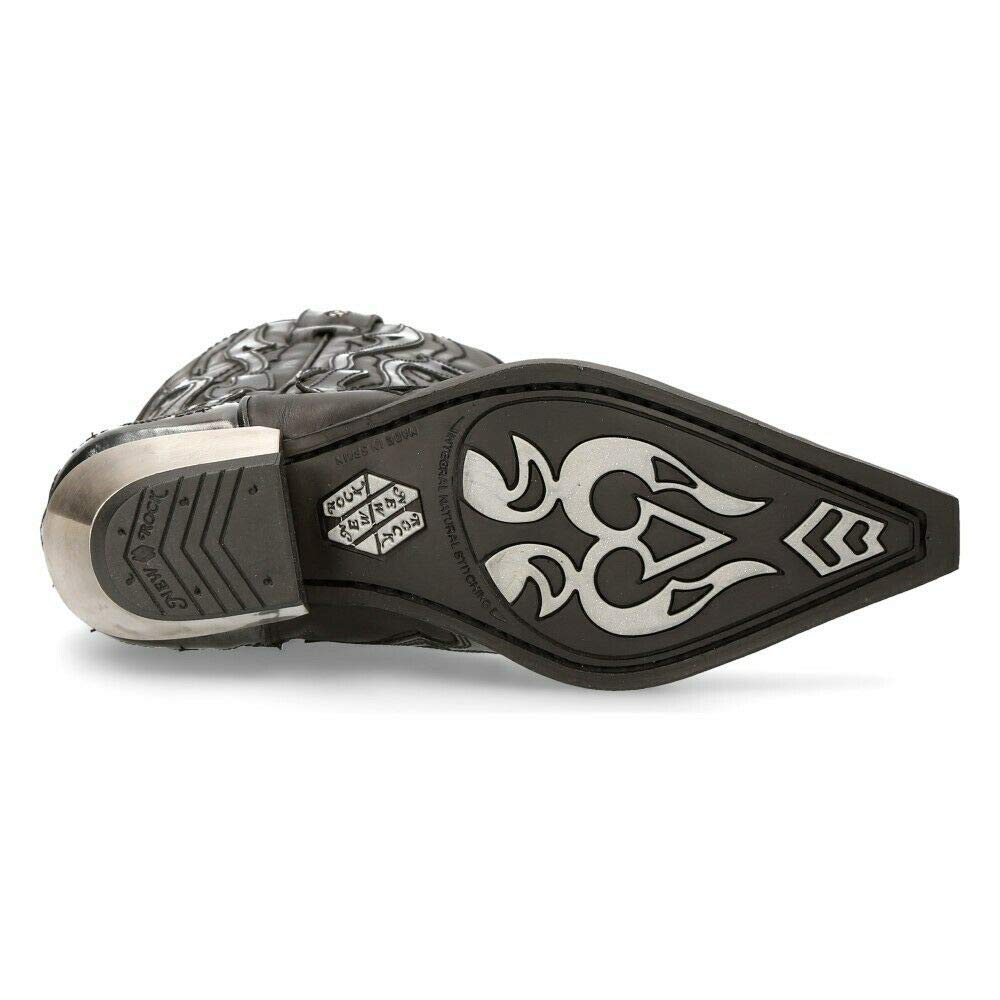New Rock Men's Boots - Stylish & Durable Leather Boots for Men | Perfect for Motorcycle Riding, Outdoor Hiking & Casual Wear