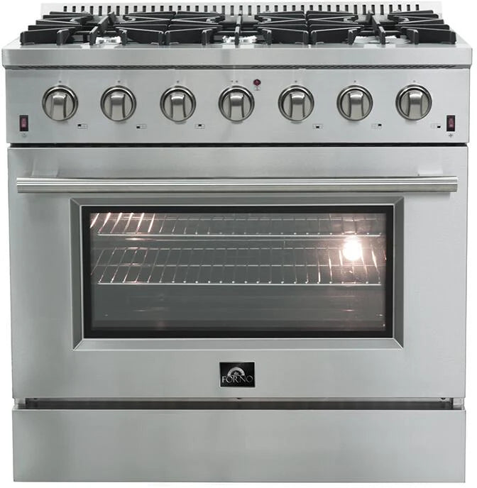 **Forno 36-Inch Gas Range, Dishwasher, and Refrigerator Appliance Package – Perfect for Modern Kitchens & Home Renovations**