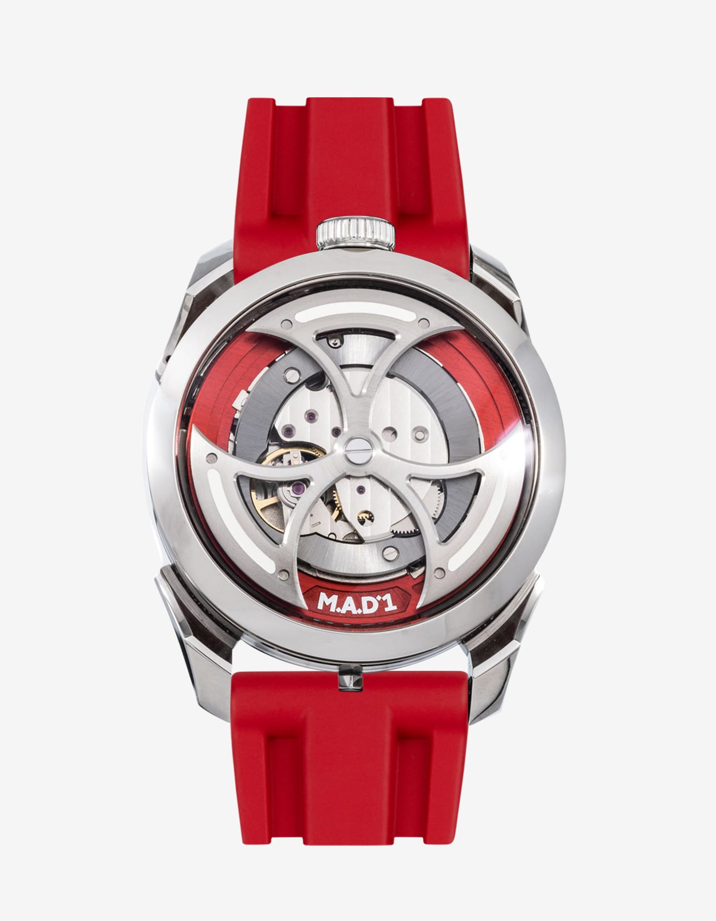 Premium Rubber Watch Strap for MB&F M.A.D.1 Red Edition - Durable, Comfortable Replacement Band for Luxury Watches | Perfect for Daily Wear, Sports & Special Occasions