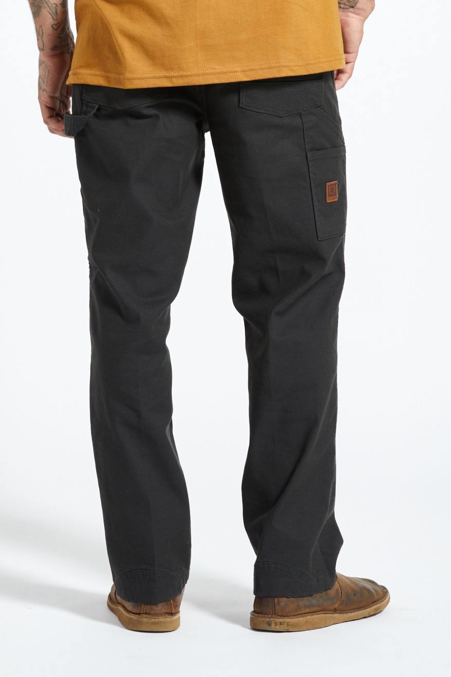 Men's Work Stretch Carpenter Pants - Washed Black for Comfort & Durability - Ideal for Construction, Carpentry & Outdoor Work