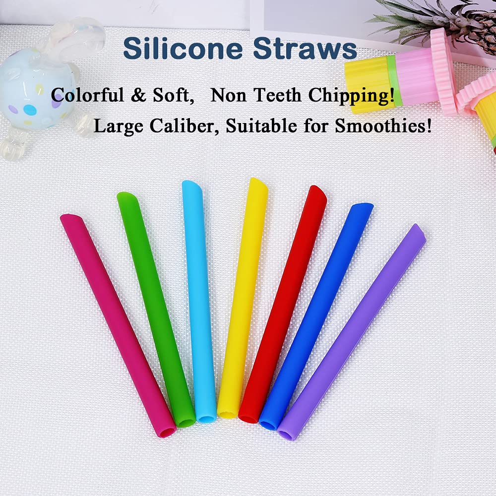 Stainless Steel Kids Straw Cup Set of 2 - Insulated Toddler Tumbler with Lid for Smoothie, Milk & Juice - 8.5oz Leakproof Travel Cup for Boys & Girls - Perfect for School, Picnics & Outdoor Activities (Teal Mint)