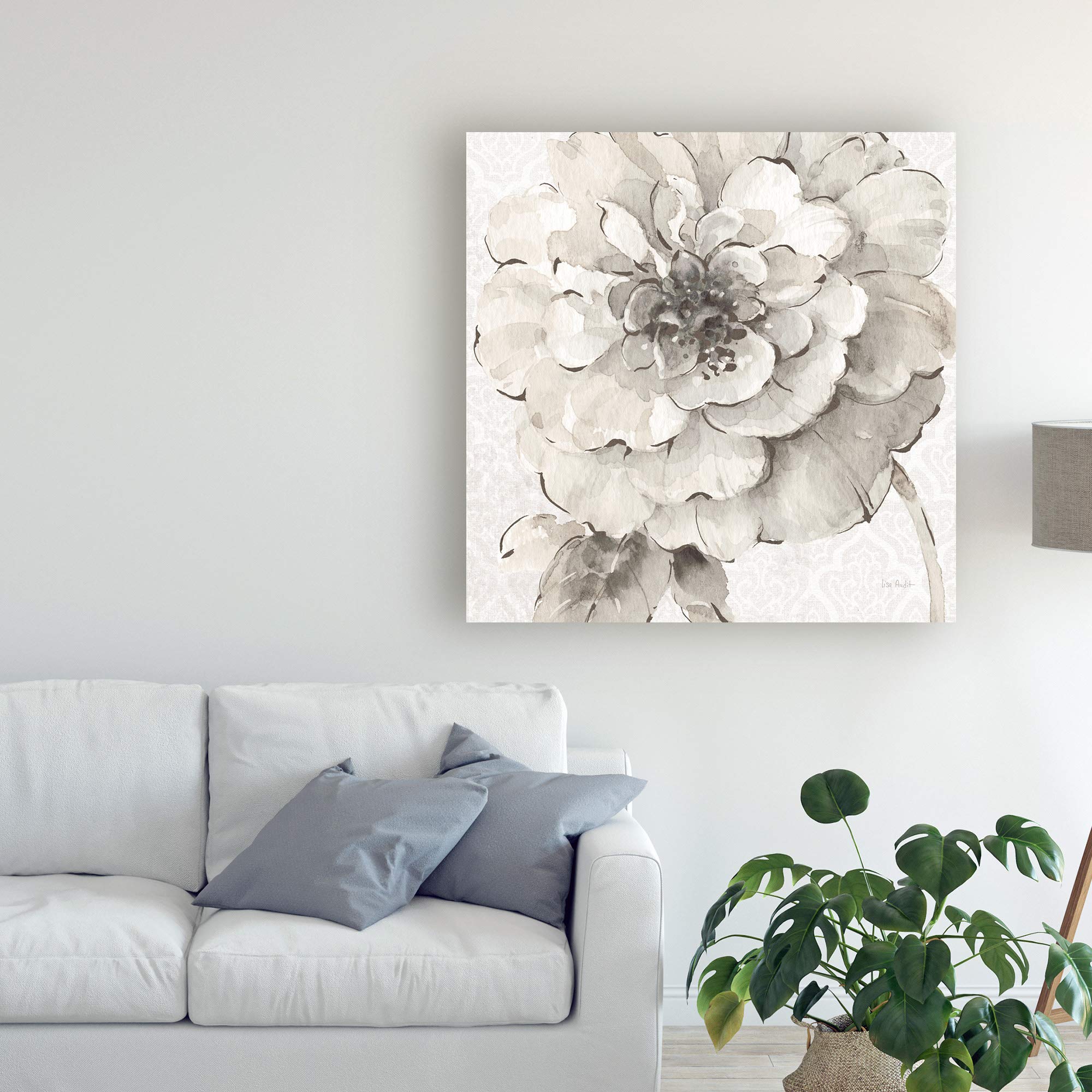 Lisa Audit Indigold VII Gray 18x18 Fine Art Print - Modern Home Decor for Living Room, Bedroom & Office Wall Art