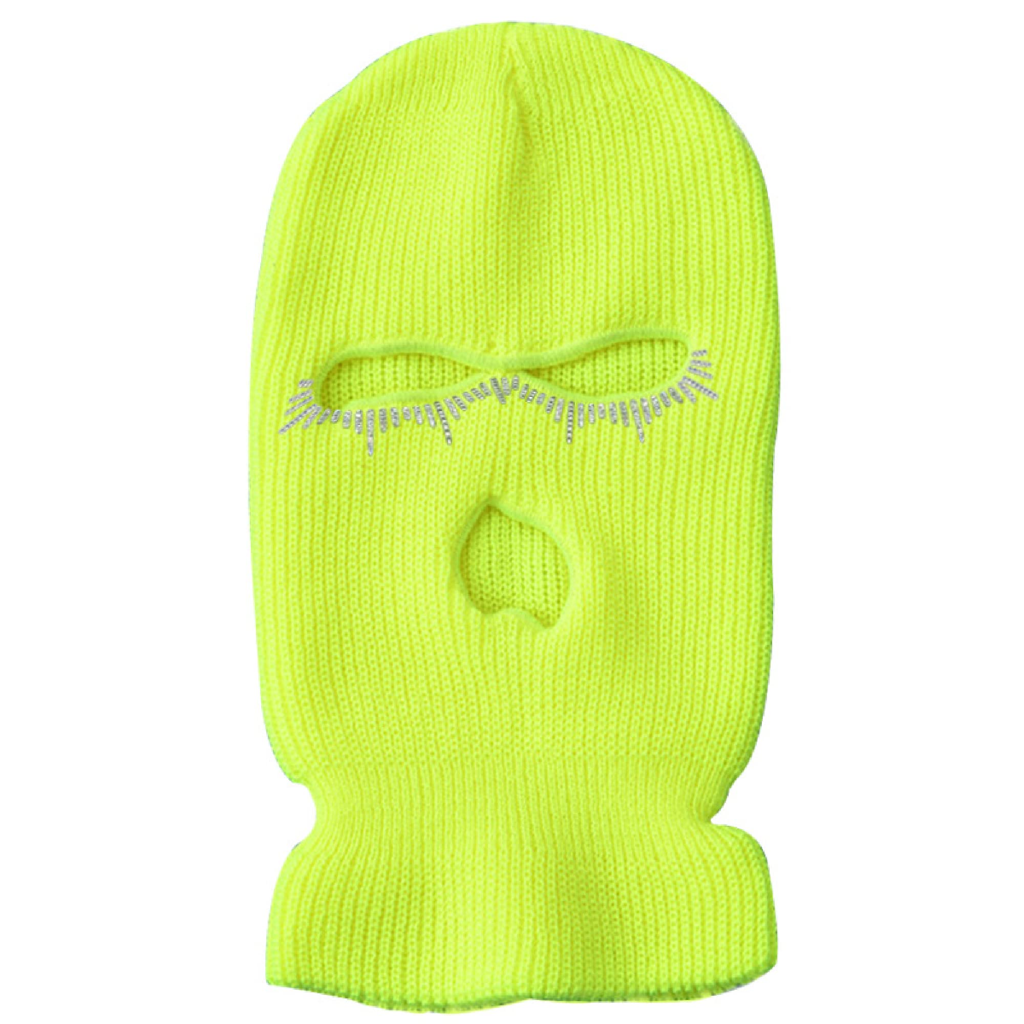 IMSWW 3-Hole Wool Knit Ski Mask - Winter Warm Windproof Balaclava for Outdoor Cycling, Skiing, Snowboarding & Cold Weather Activities