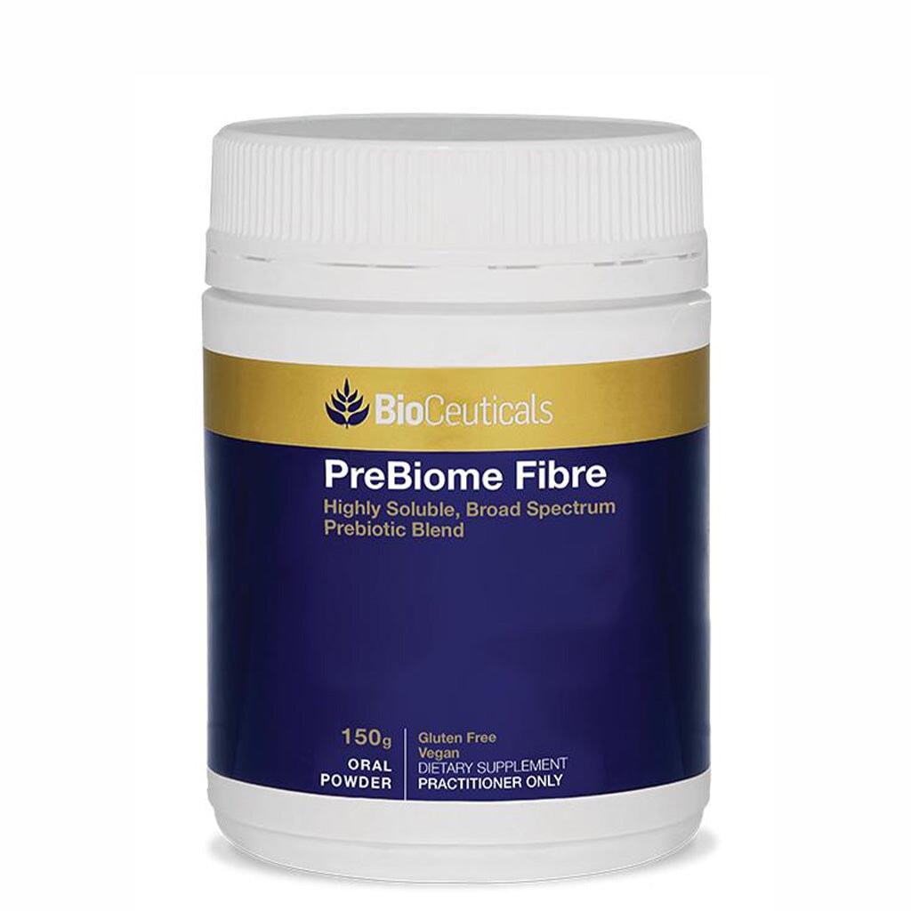 BioCeuticals PreBiome Fibre Powder - Premium Prebiotic Fiber Supplement for Gut Health & Digestion | Supports Immune System & Weight Management | Ideal for Smoothies, Baking & Daily Wellness Routine