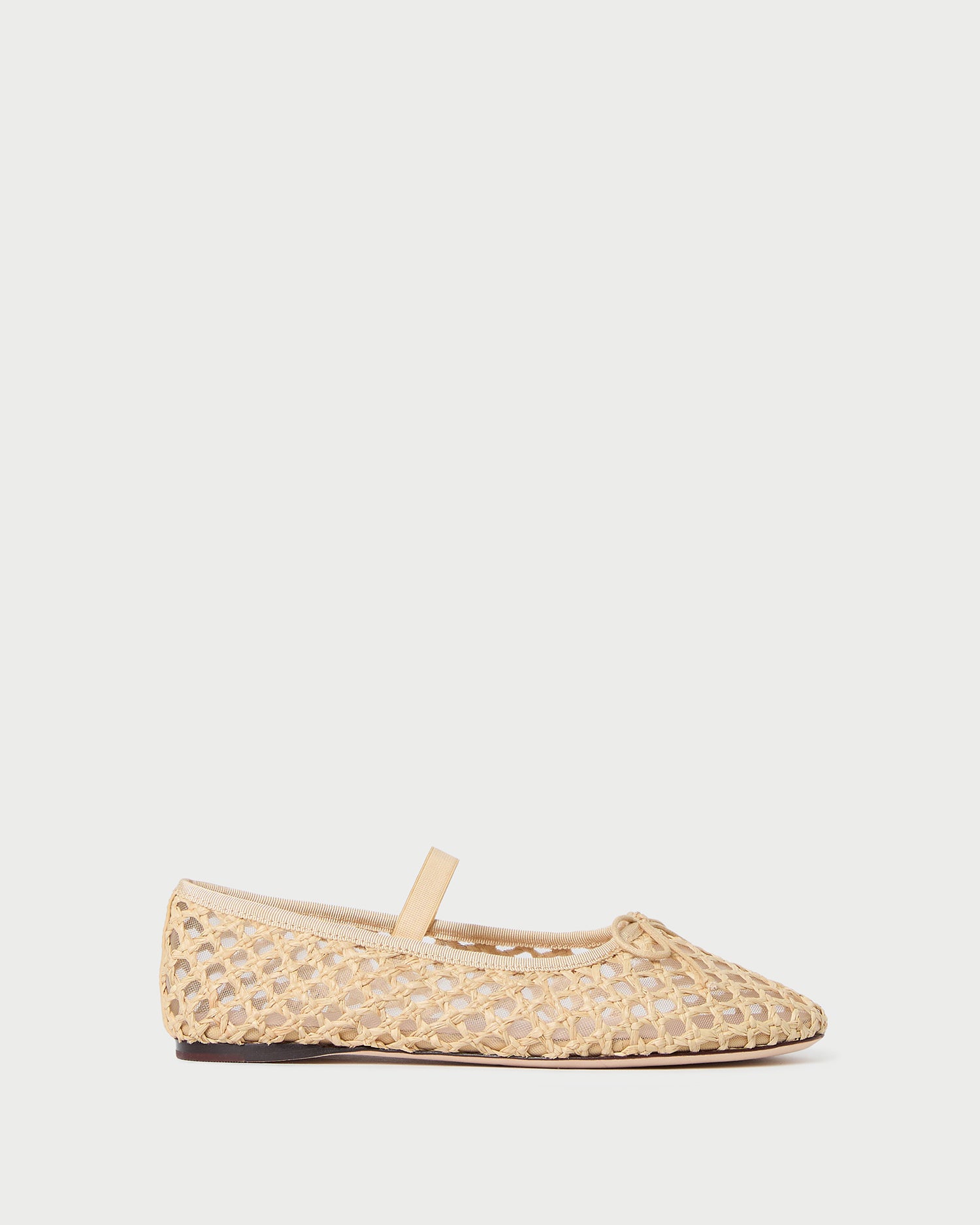 Leonie Natural Crochet Ballet Flats - Comfortable Handmade Women's Shoes for Casual Wear, Office & Summer Outfits