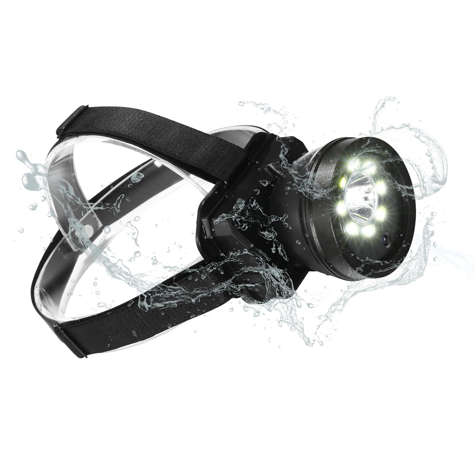 Waterproof Head Mounted Camera - HD 1080P Outdoor Sports Action Camera for Cycling, Camping, Hiking & Adventure - Hands-Free Recording with Long Battery Life