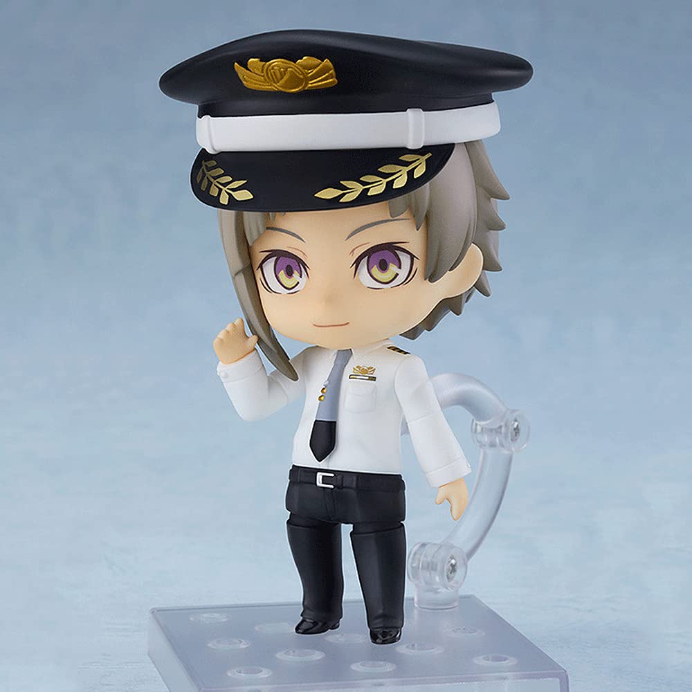 JJRPPFF Bungo Stray Dogs Nakajima Atsushi Q Version Nendoroid PVC Anime Figure - 10cm/3.9in Height with Multiple Accessories - High-Quality Collectible Gift for Anime Fans | Perfect for Display, Decoration, and Cosplay Enthusiasts