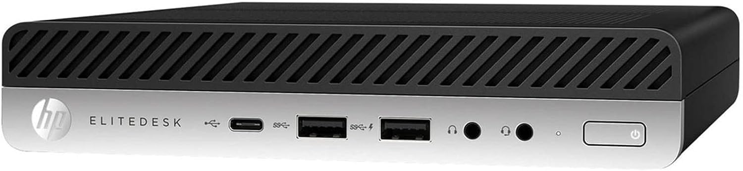 Refurbished HP EliteDesk 800 G4 Mini PC - Intel Core i5-8400T, 16GB DDR4 RAM, 240GB SSD, Windows 11 Pro & Office 2021 - Compact Business Desktop Computer for Home Office, Small Business & Remote Work