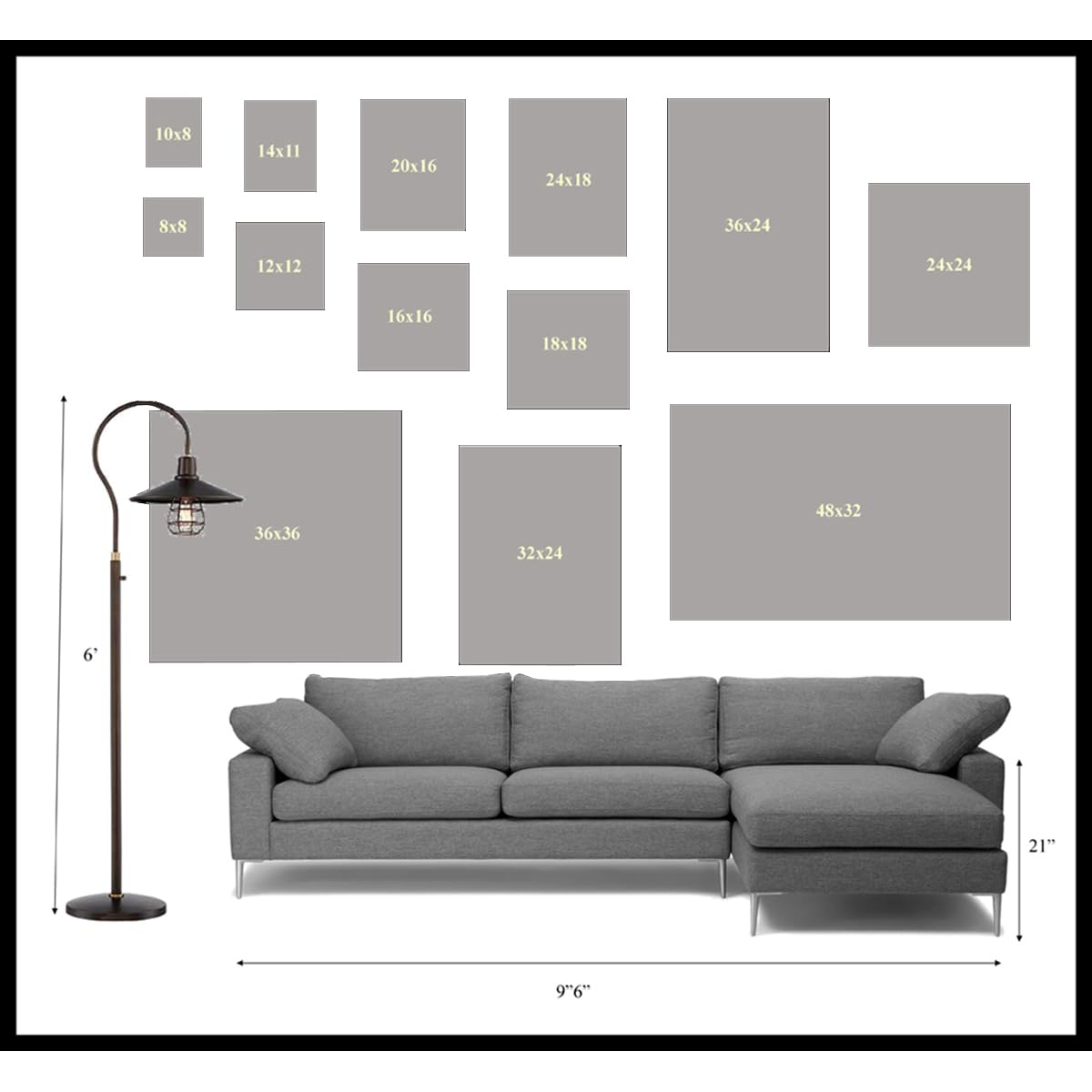 BuyArtForLess AC FP13638 Yellow Poster - Vibrant Wall Art for Home, Office & Classroom Decor
