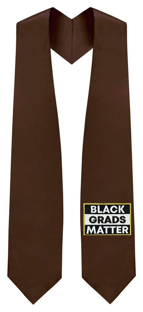 Brown & Black Graduation Stole - Celebrate Diversity & Achievement - Perfect for Graduation Ceremonies, Cultural Events & Pride Celebrations