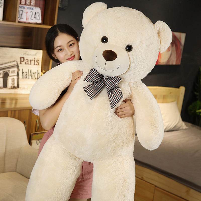 4.5 Ft Giant Life Size Teddy Bear Plush Stuffed Animal - Perfect for Gifts, Home Decor, and Cuddling