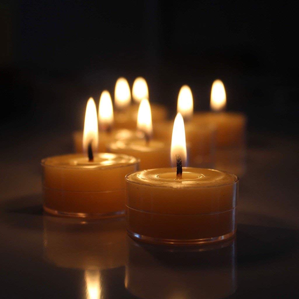 Handmade Natural Beeswax Candles Set - Premium Tapers, Pillars, Votives & Tea Lights for Home Decor, Wedding Centerpieces & Romantic Ambiance