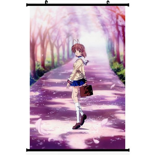 Anime World Japanese Anime Style CLANNAD Wall Scroll Poster (24x35 inches) - Customizable Anime Decor for Bedroom, Game Room & Anime Lover Gifts
