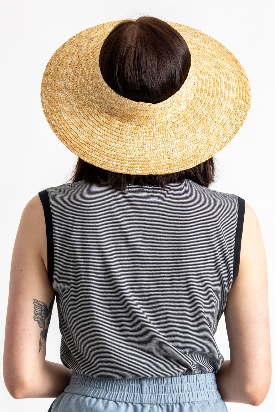 Joanna Visor Tan - Stylish Sun Visor for Women, Perfect for Driving, Golf, and Outdoor Activities
