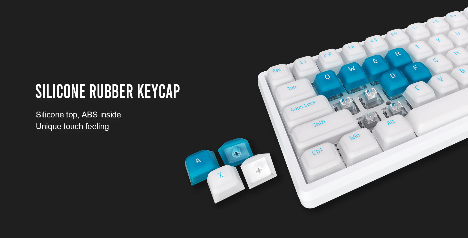 Lamzu Atlantis Pro Magnetic Hall Effect Gaming Keyboard with Rapid Trigger - Perfect for Competitive Esports & Fast-Paced FPS Games