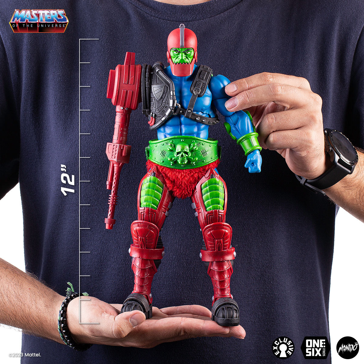 Masters of the Universe Trap Jaw 1/6 Scale Action Figure - Classic Variant Collectible Toy for Display & Play | Perfect for Fans, Collectors, and Home Decor