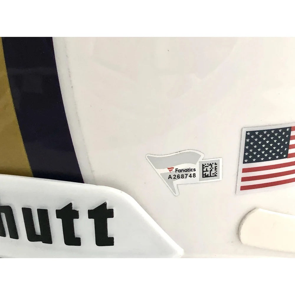 Joe Burrow Signed LSU Football Helmet - White FS with 