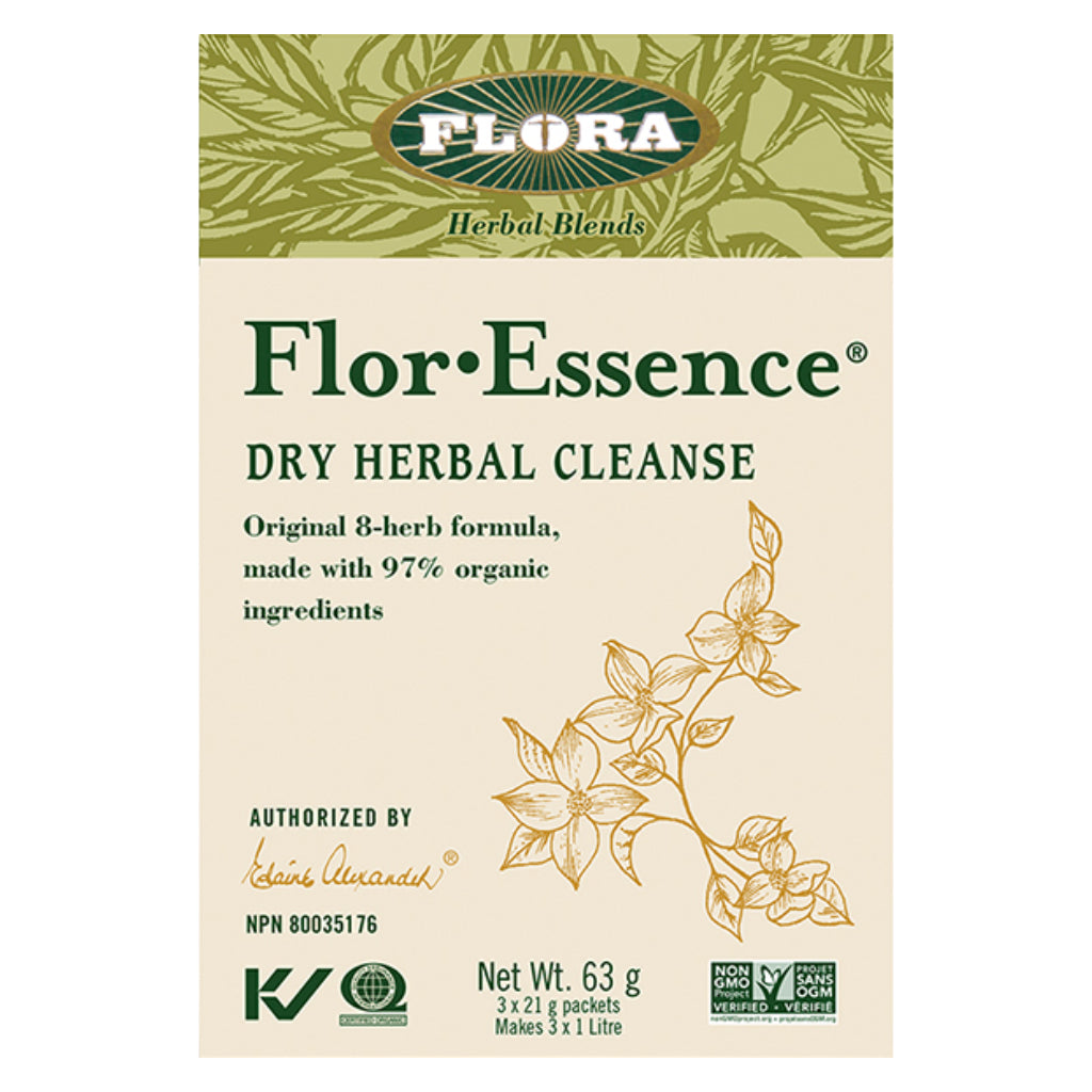Flor•Essence Organic Herbal Detox Tea for Cleansing & Digestion - Natural Liver & Kidney Support, Gentle Detox for Daily Wellness & Gut Health - Perfect for Morning Rituals & Post-Meal Relaxation