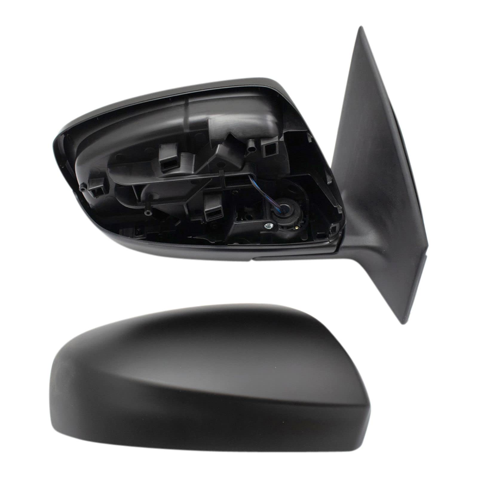 Heated Side Mirror Set for Driver & Passenger - Compatible with 2010-2015 Mazda CX-9 (MA1320169, MA1321169) - No Housing Turn Signal or Blind Spot Indicator - Perfect for Winter Driving & Enhanced Visibility