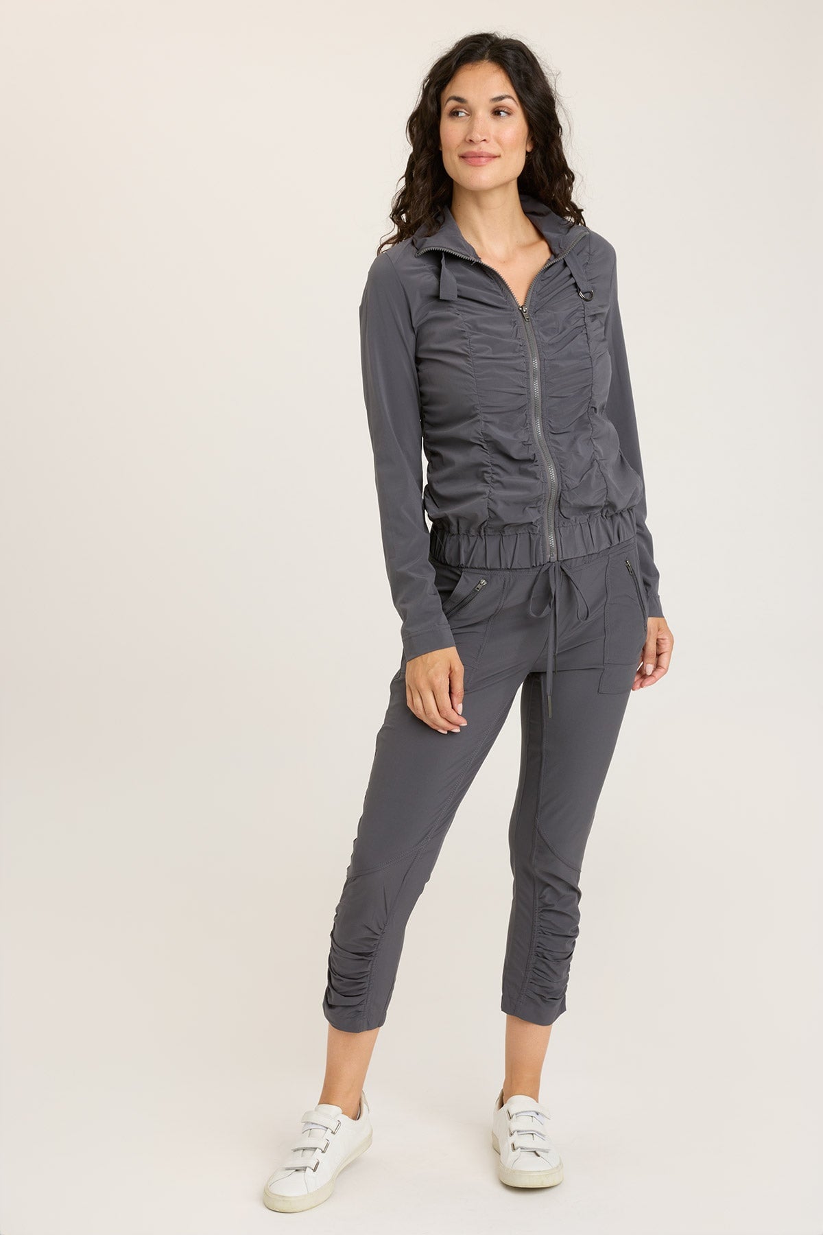 Momentum Jacket Charcoal - Lightweight Waterproof Windbreaker for Men & Women - Perfect for Hiking, Running, and Outdoor Adventures