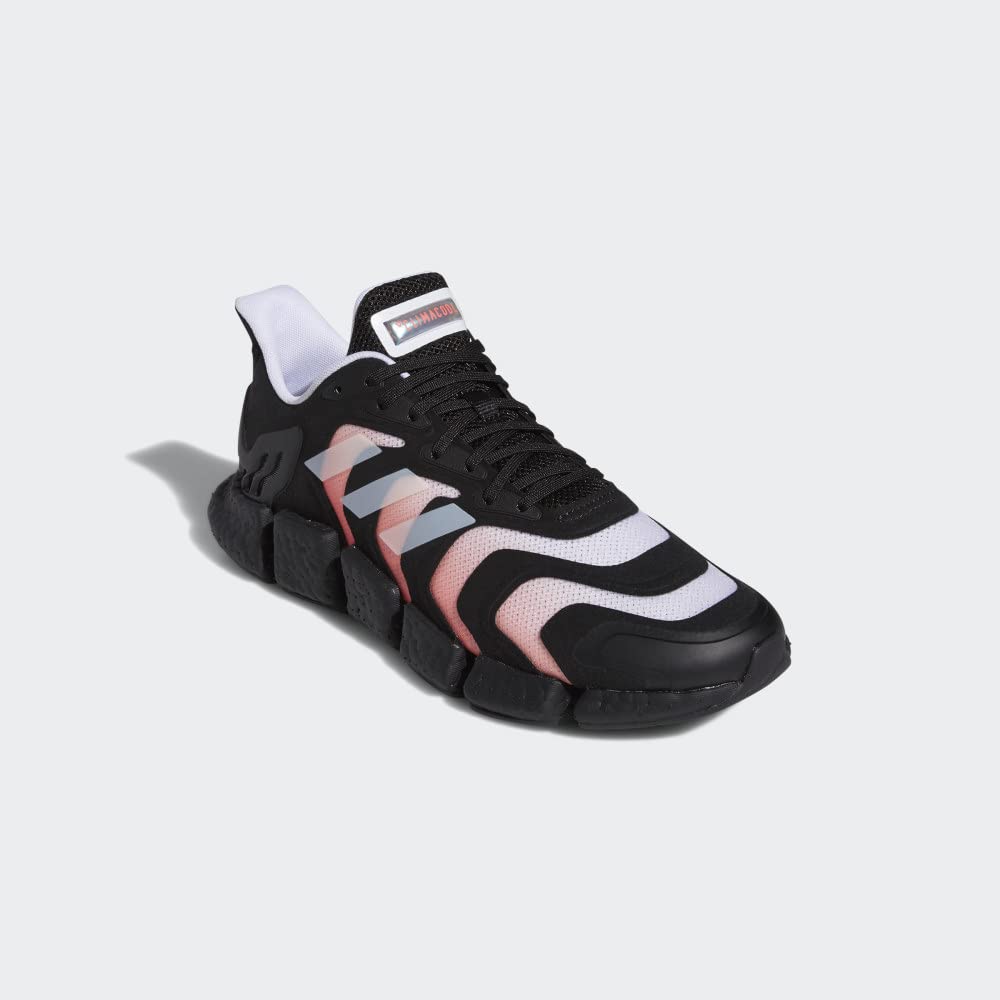 Adidas Men's Climacool Vento Running Shoes - Breathable Mesh, Lightweight Design for Jogging & Training - Size 10.5 US (Pink/White/Black) - Perfect for Road Running, Gym Workouts & Daily Fitness Activities